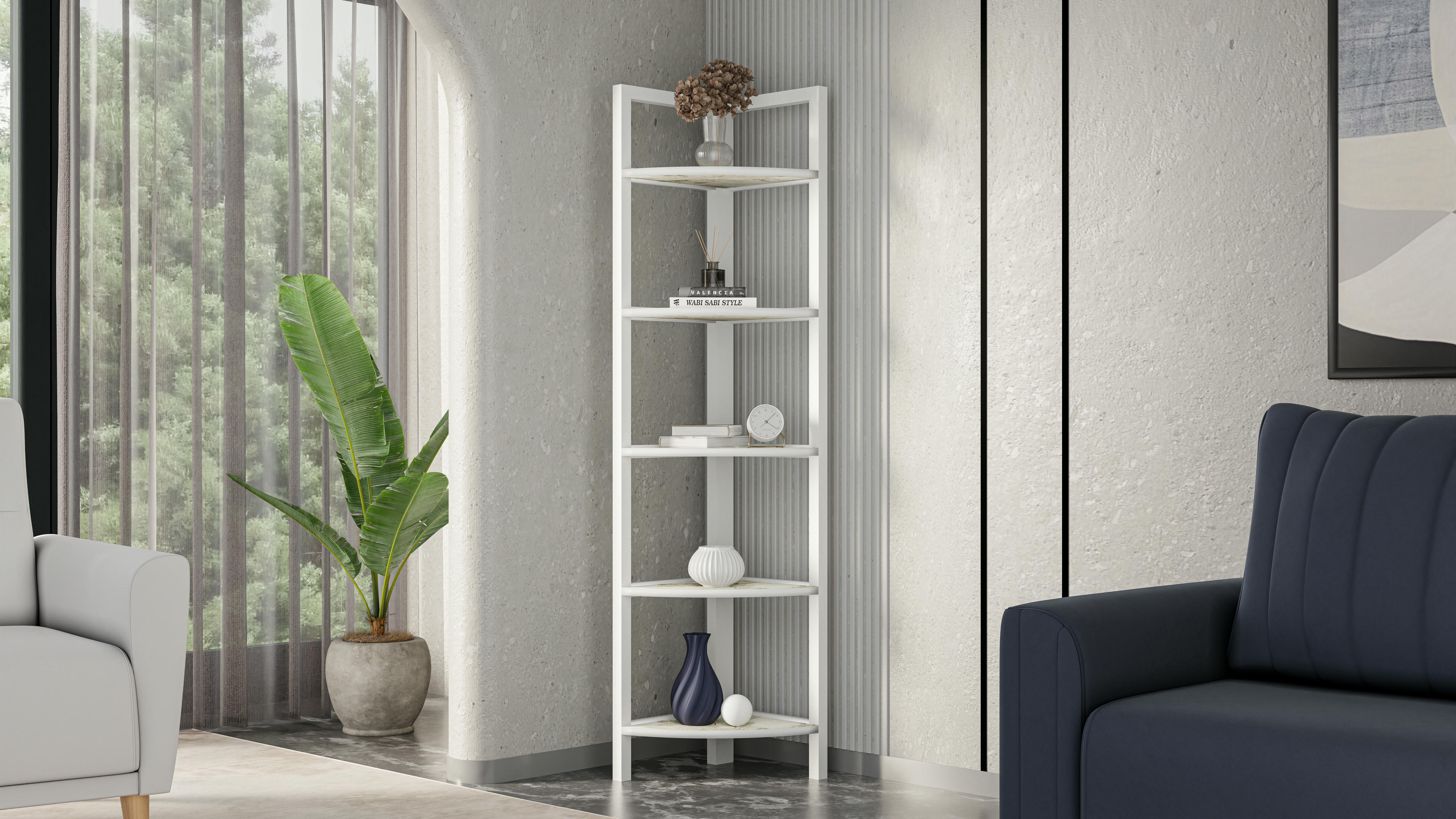 Remo Corner Bookshelf 12