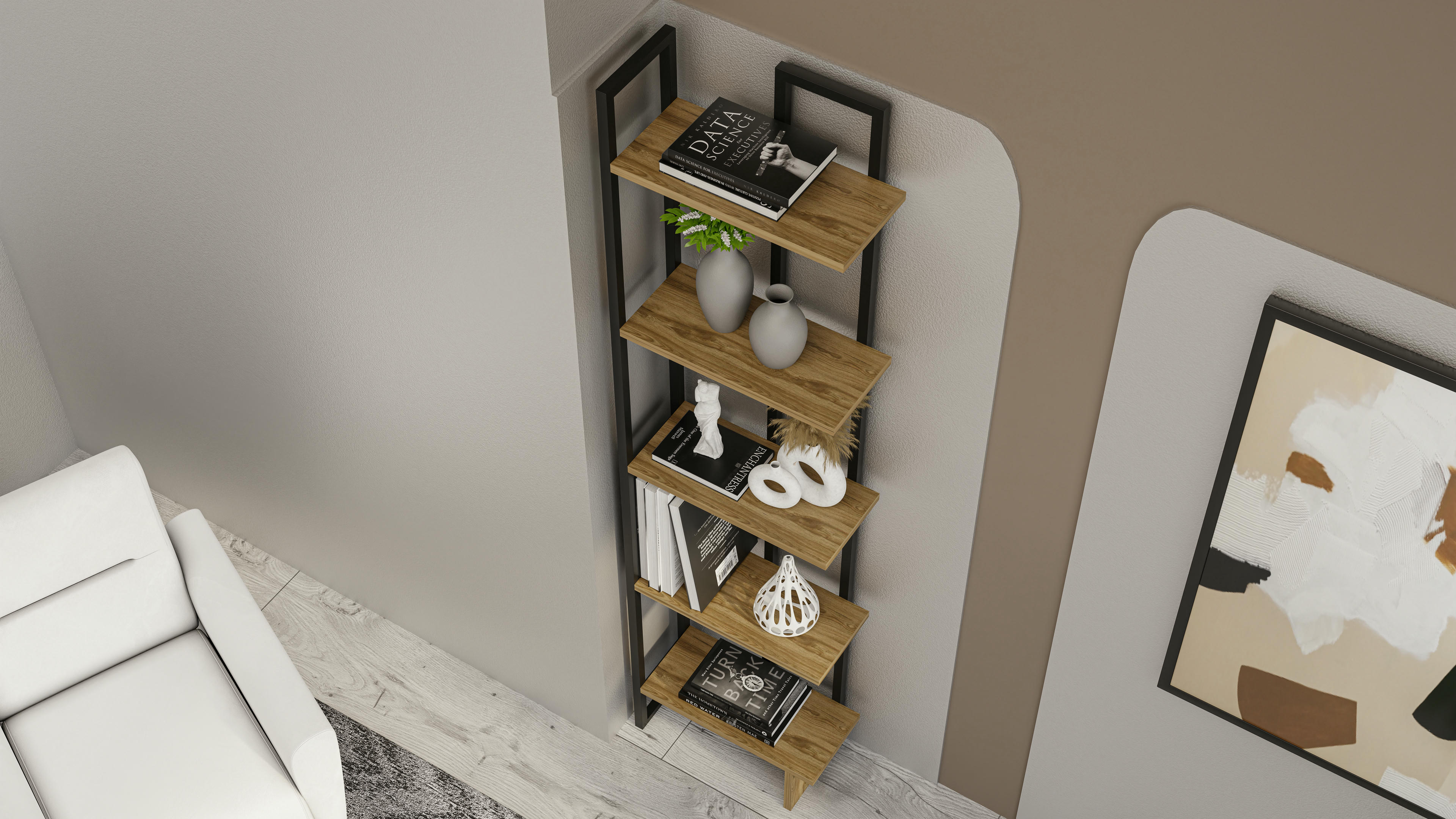 Alice Corner Bookshelf 6