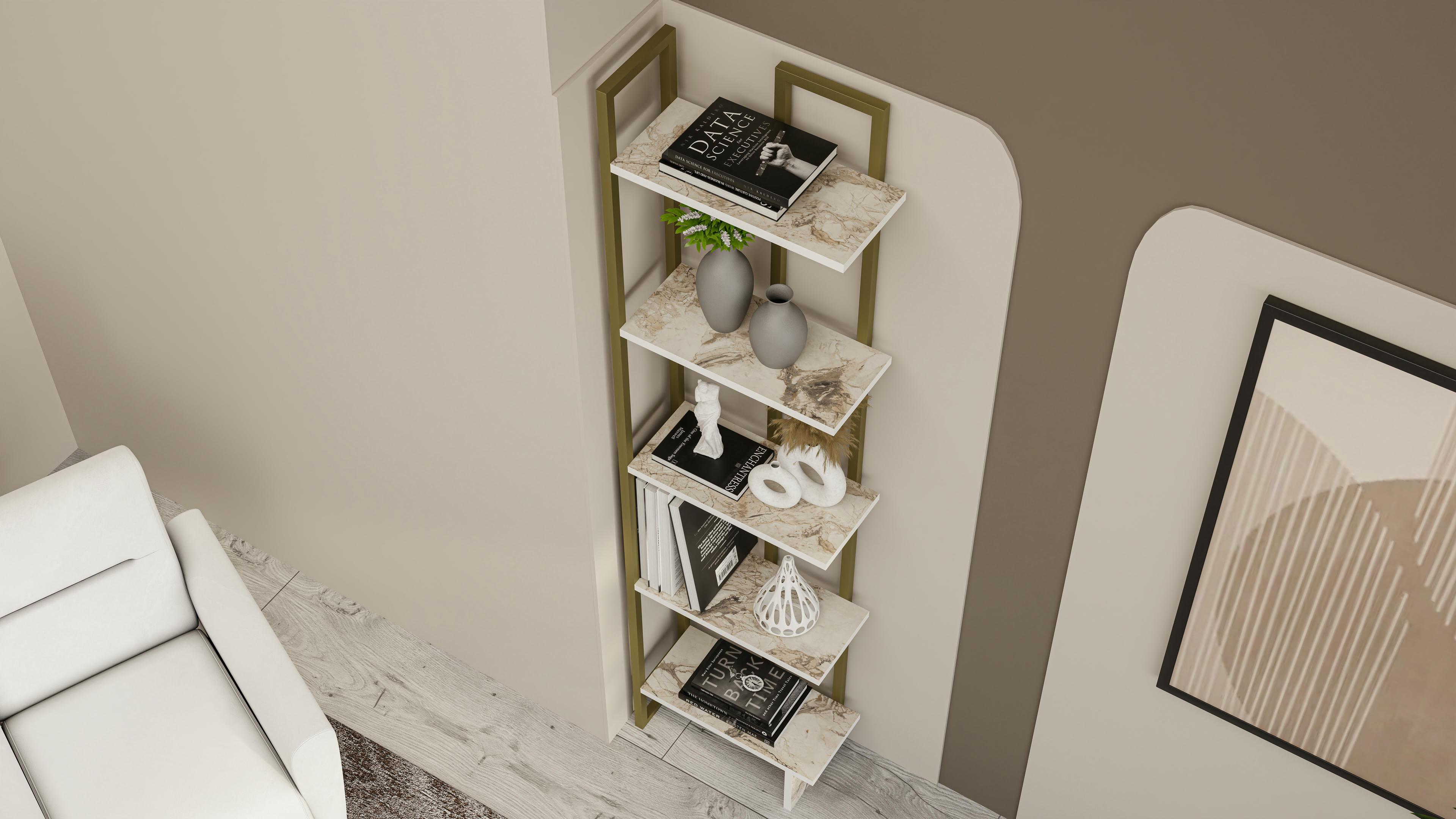 Alice Corner Bookshelf 10