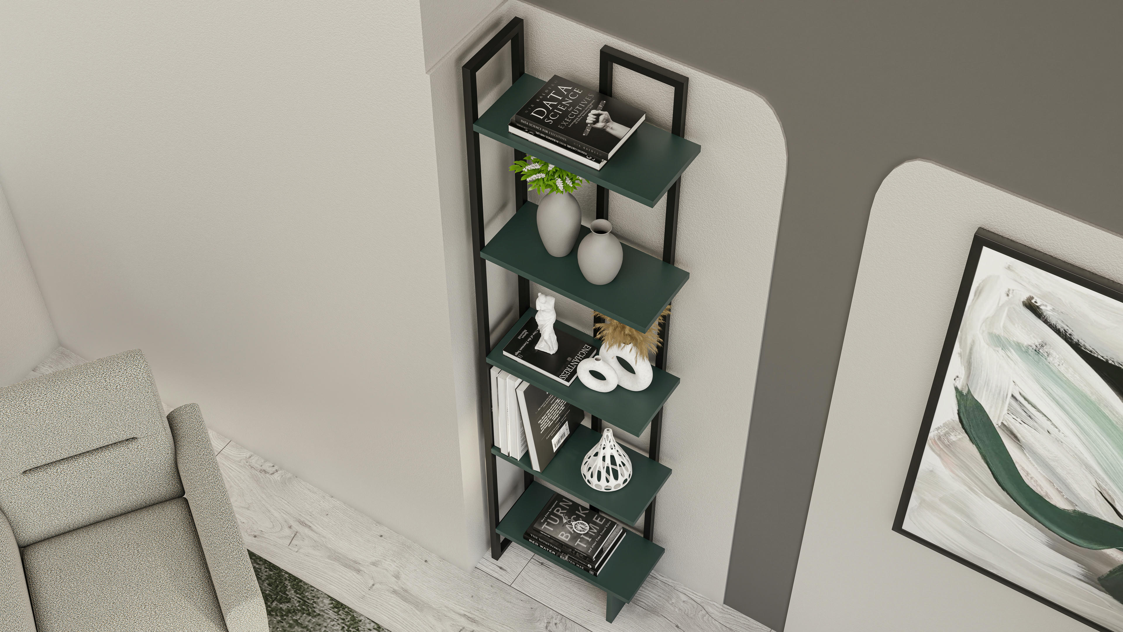 Alice Corner Bookshelf 14