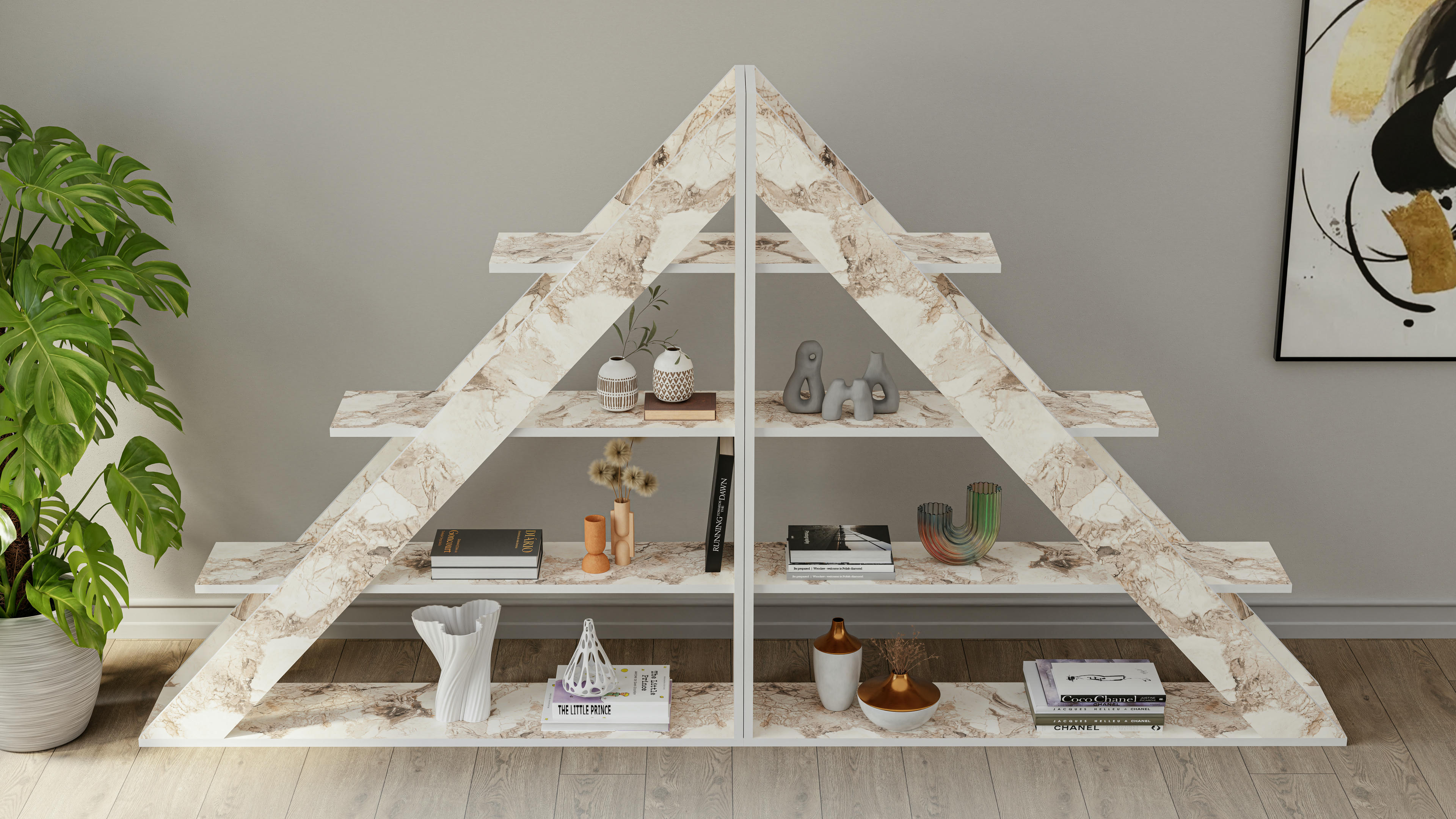 Pythagoras Ladder Bookshelf 7