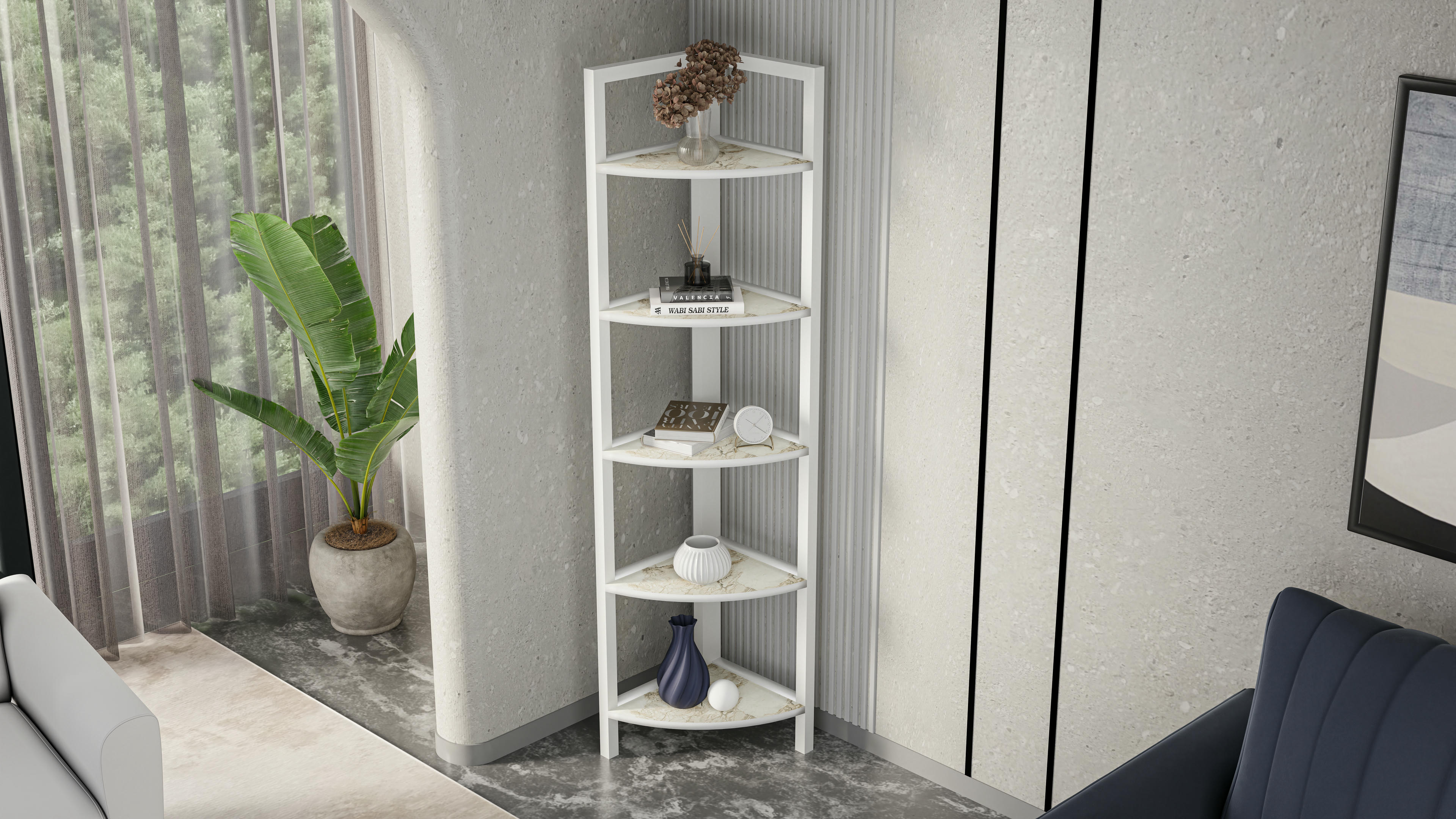 Remo Corner Bookshelf 13