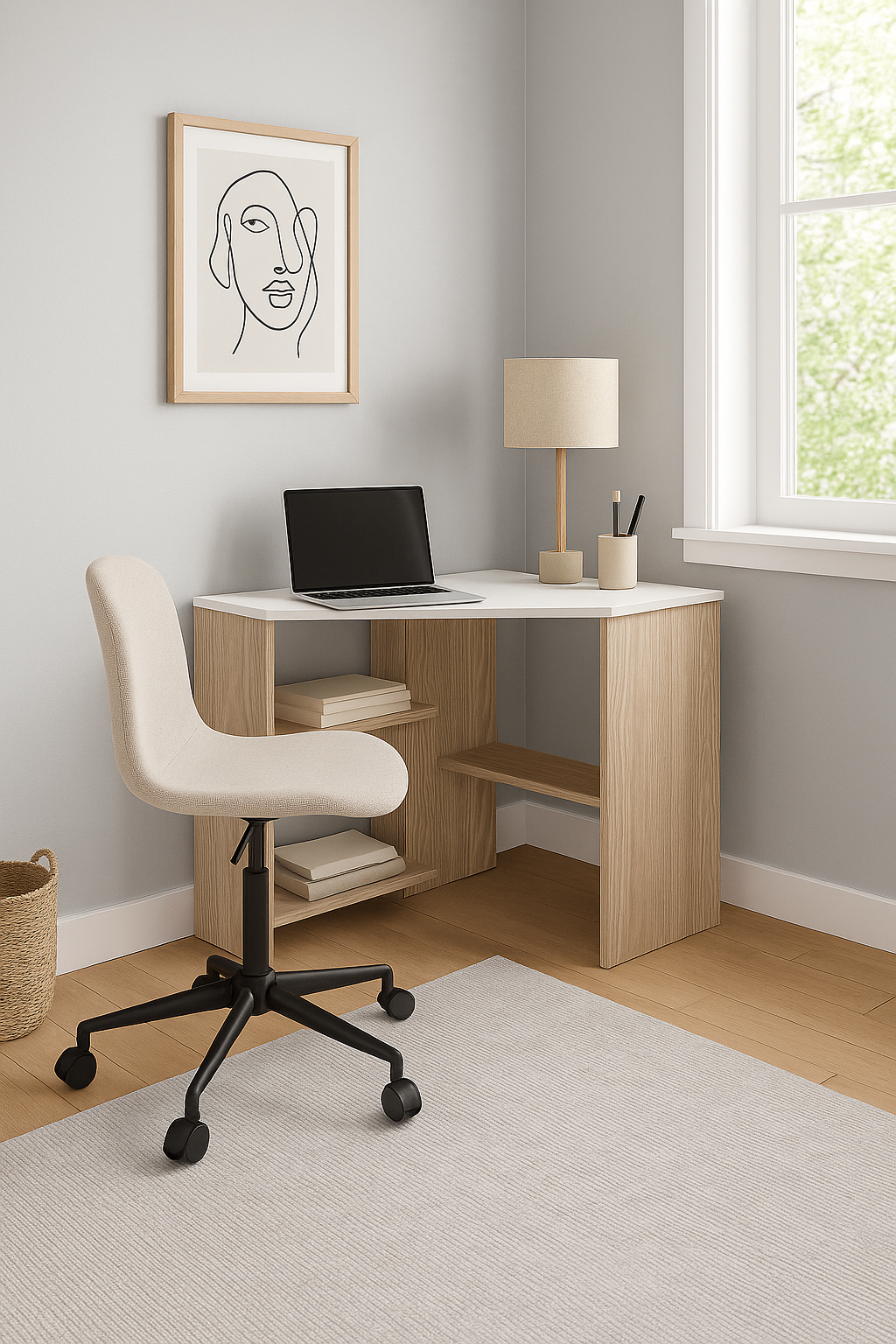 Alison Corner Computer Desk 9
