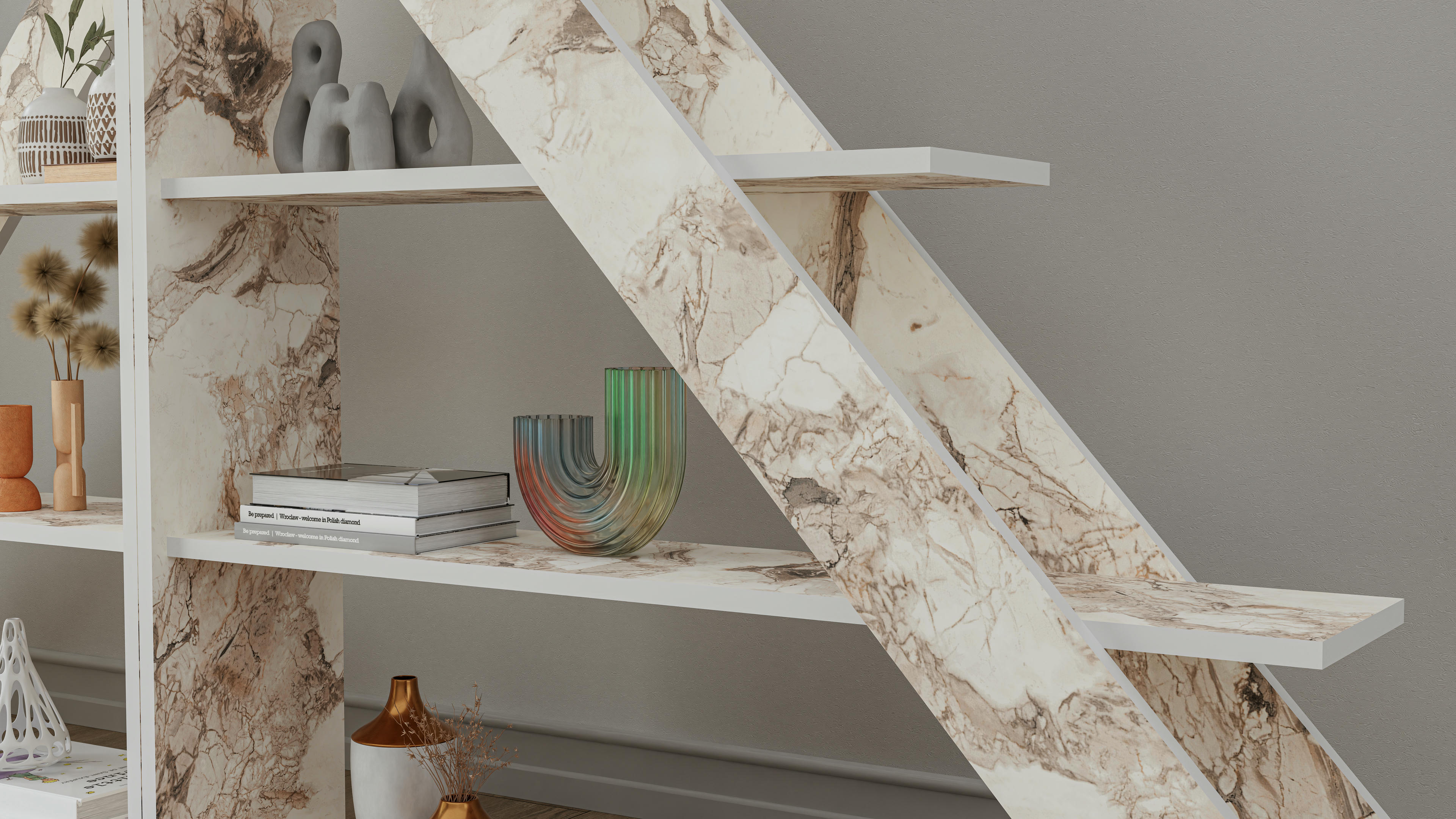 Pythagoras Ladder Bookshelf 9