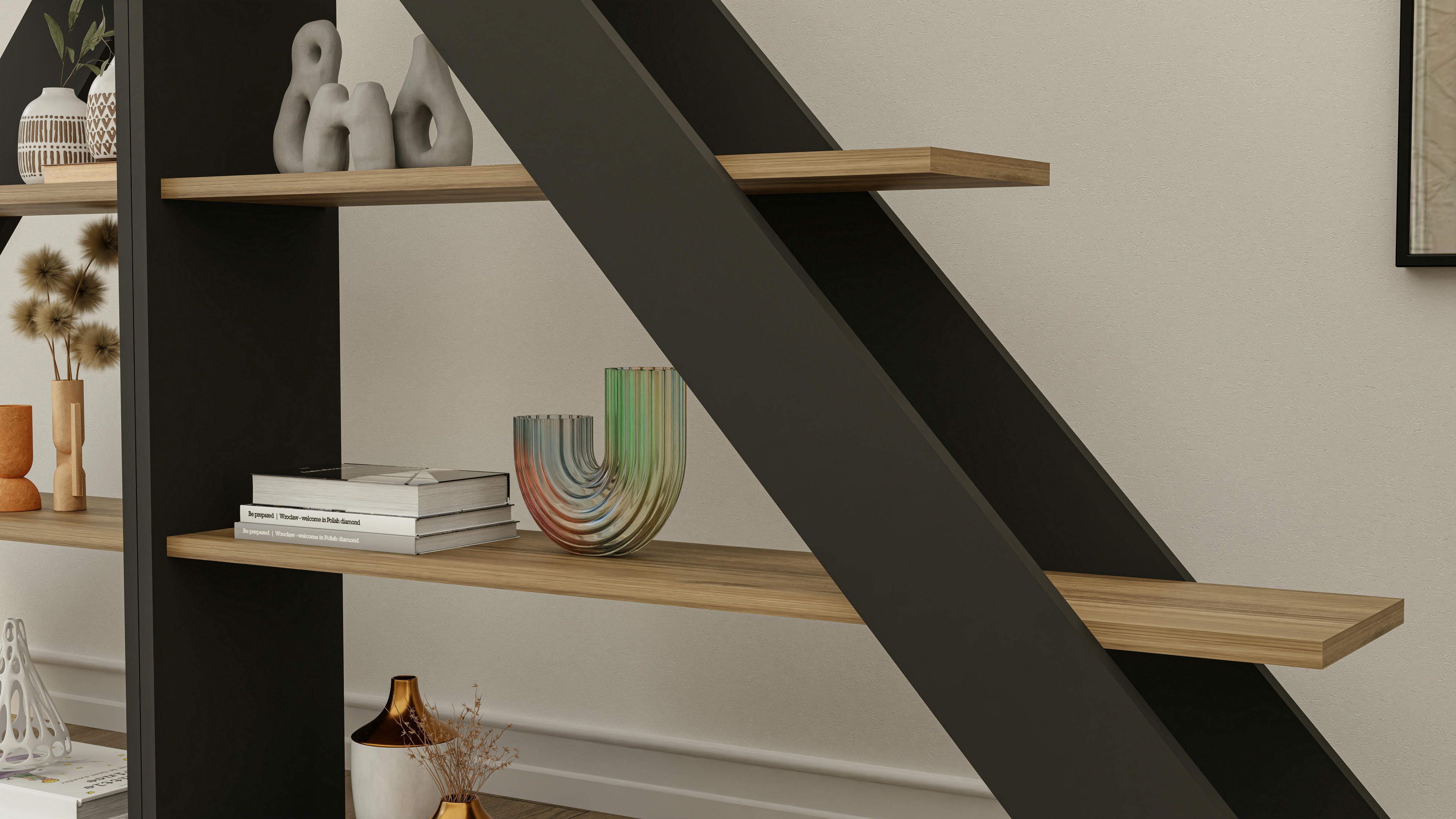 Pythagoras Ladder Bookshelf 14