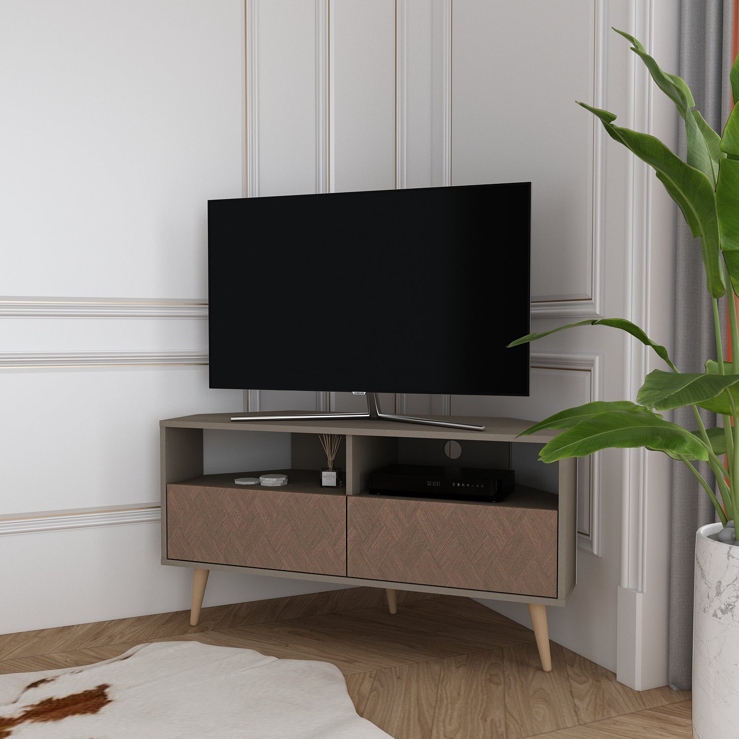 Aura Corner TV Unit 8