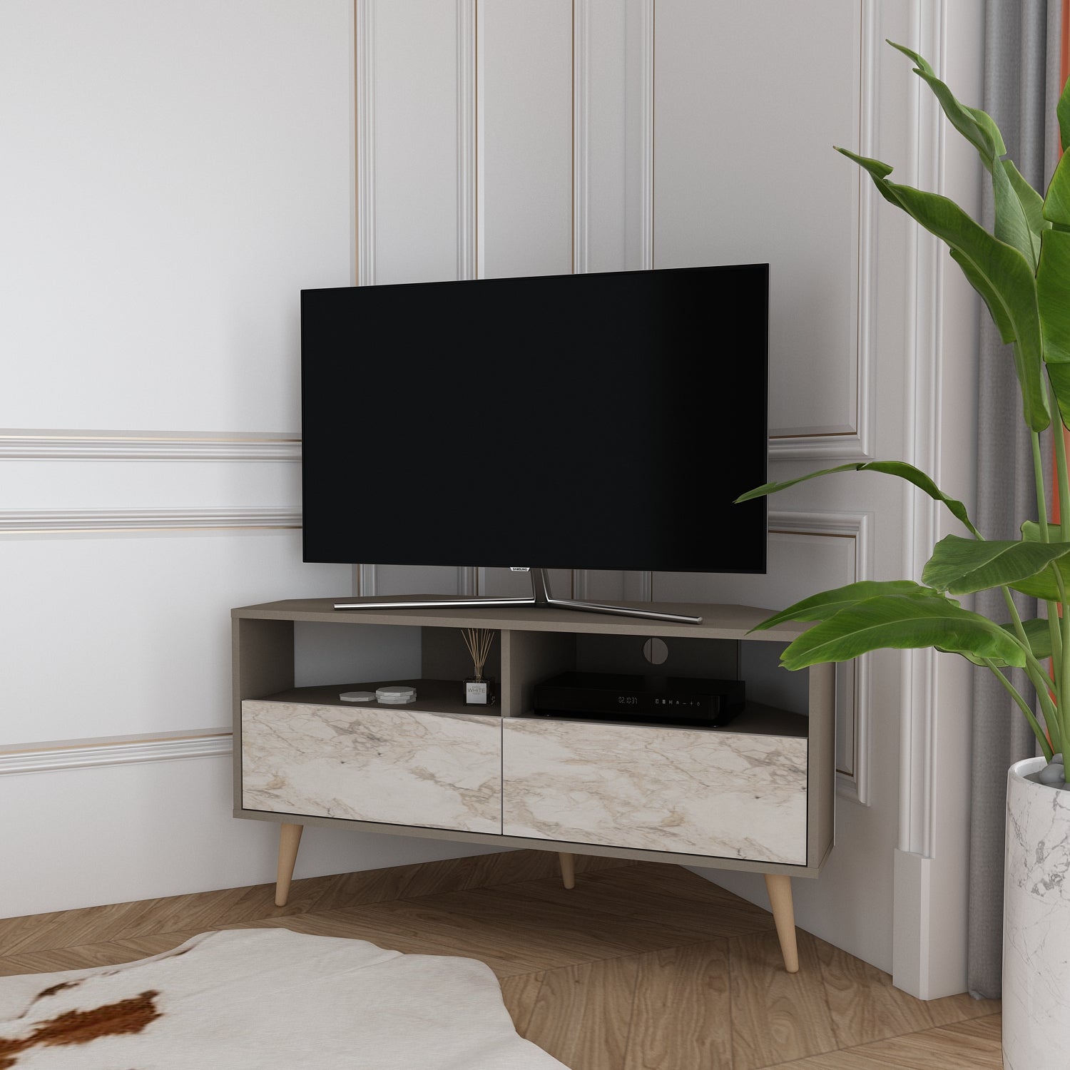 Aura Corner TV Unit 18