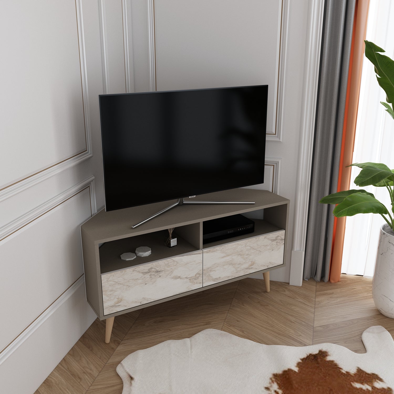 Aura Corner TV Unit 19