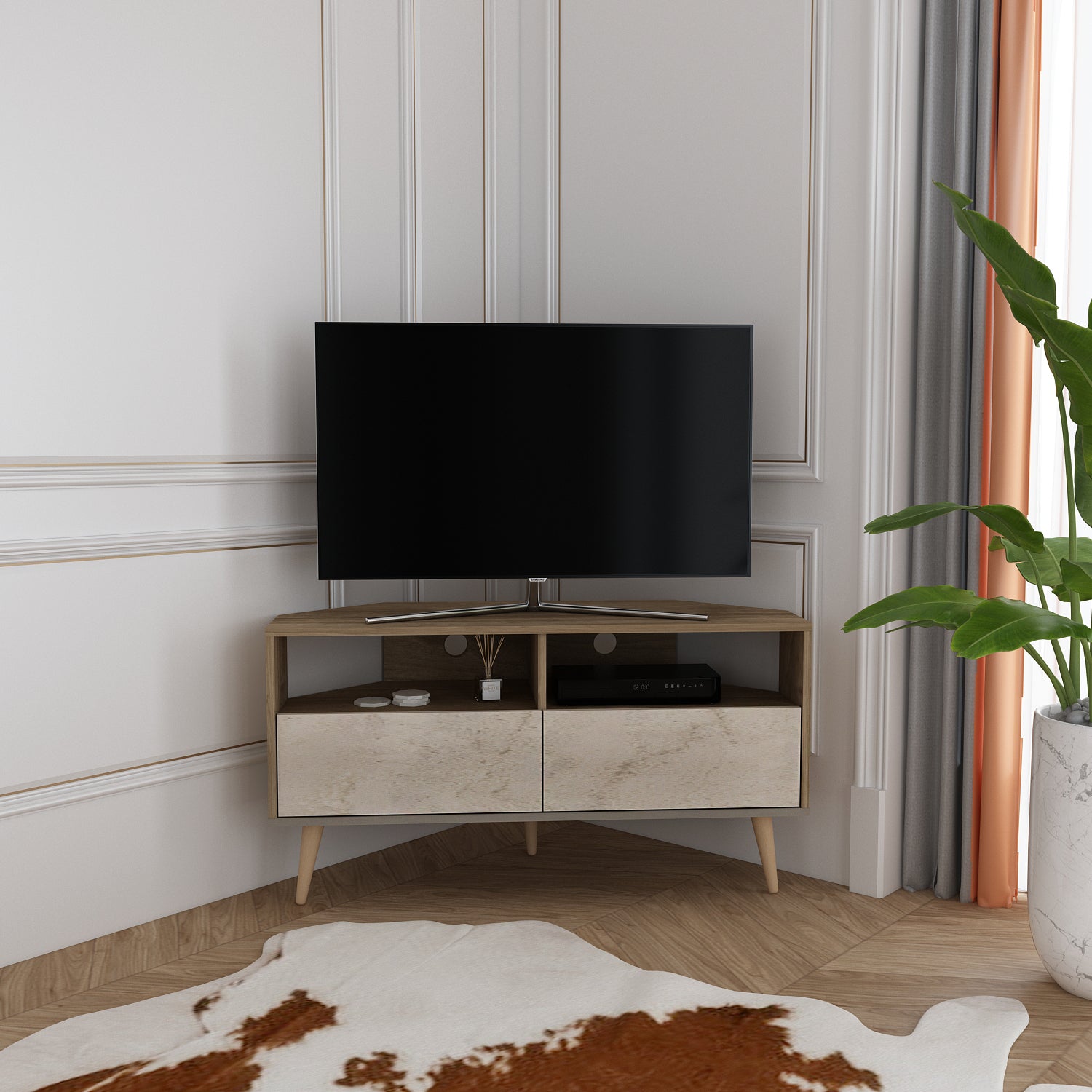 Aura Corner TV Unit 21