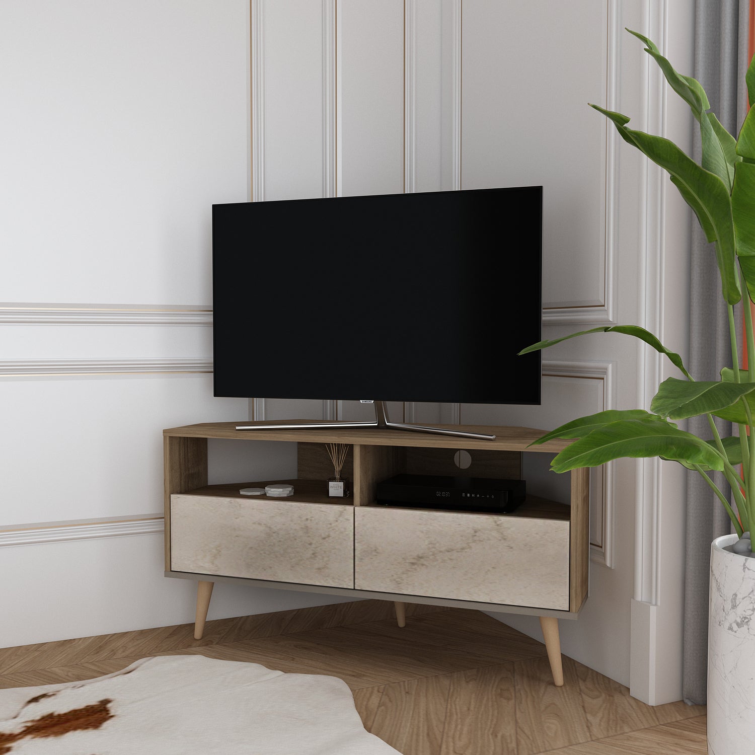 Aura Corner TV Unit 23
