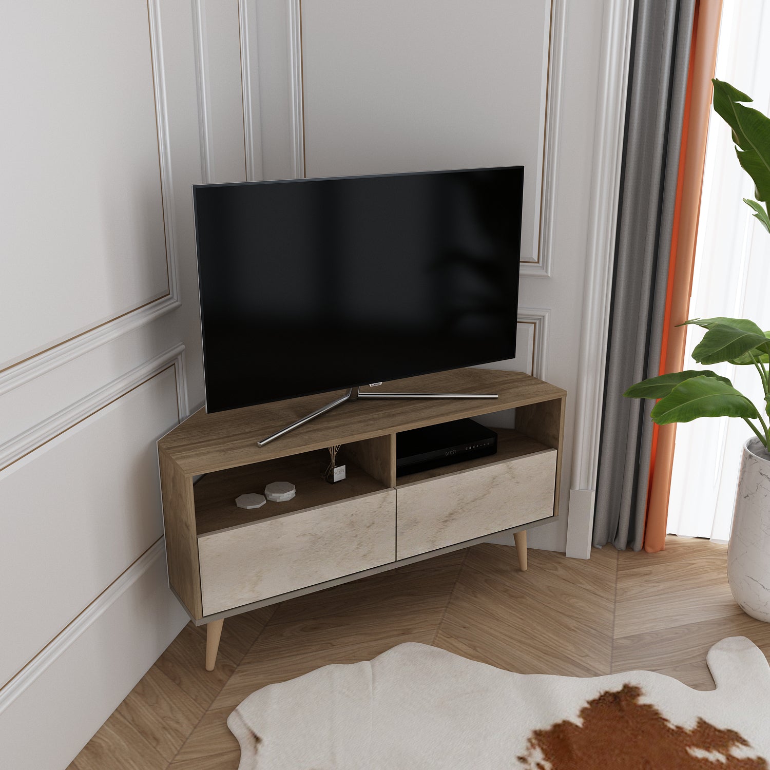 Aura Corner TV Unit 24