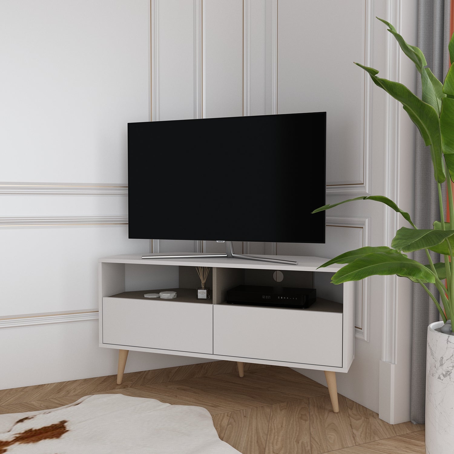 Aura Corner TV Unit 28