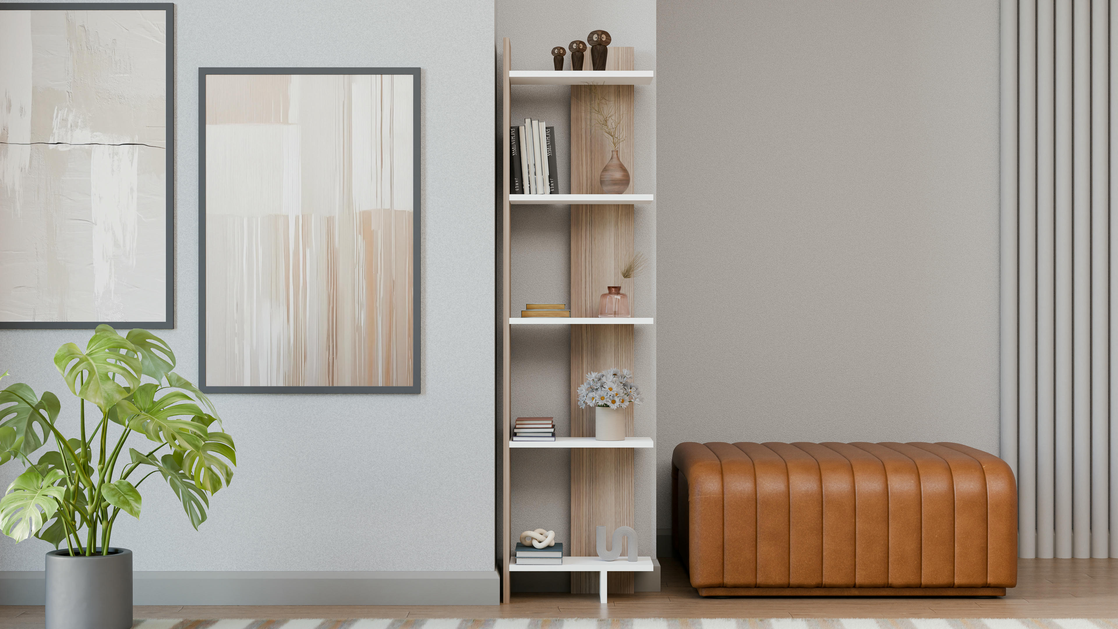 Alis Corner Ladder Bookshelf 5