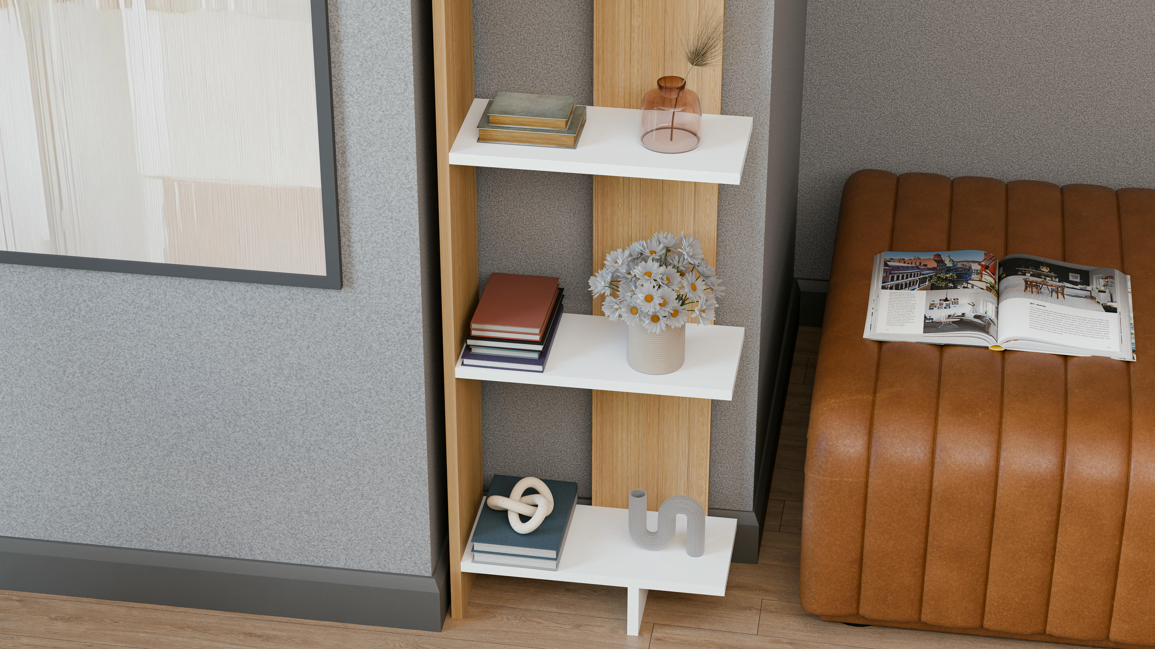 Alis Corner Ladder Bookshelf 11
