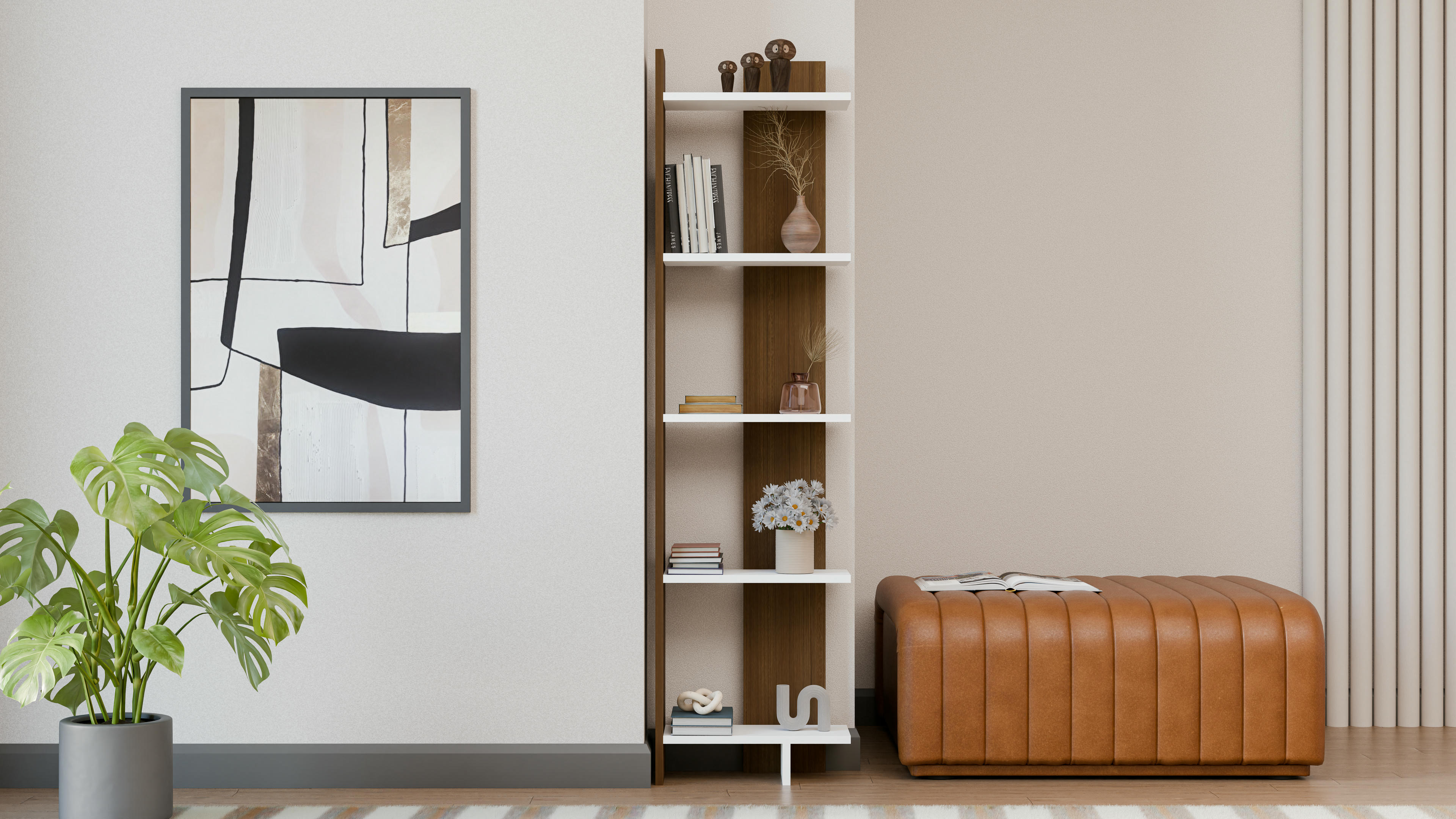 Alis Corner Ladder Bookshelf 13