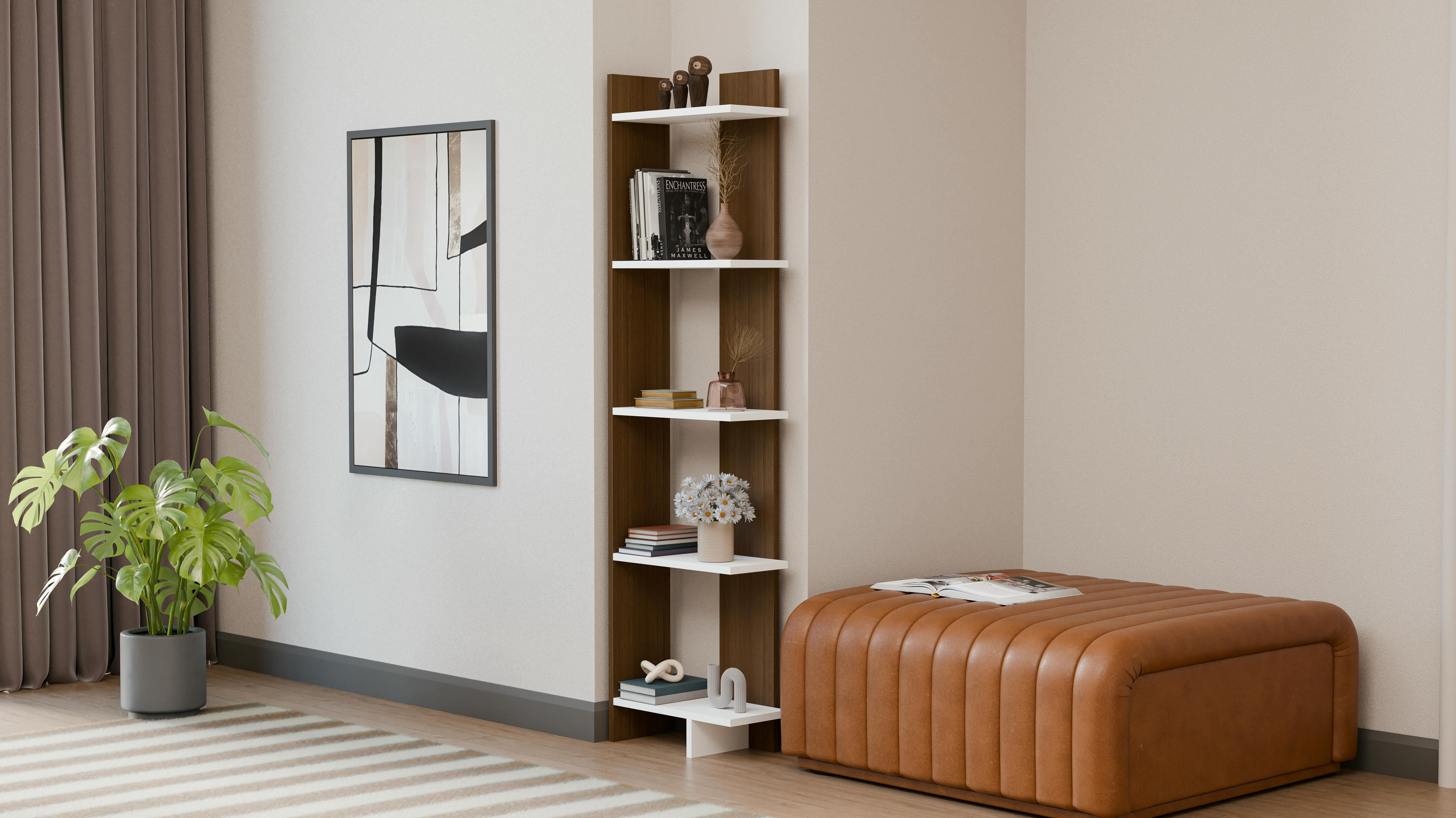 Alis Corner Ladder Bookshelf 14