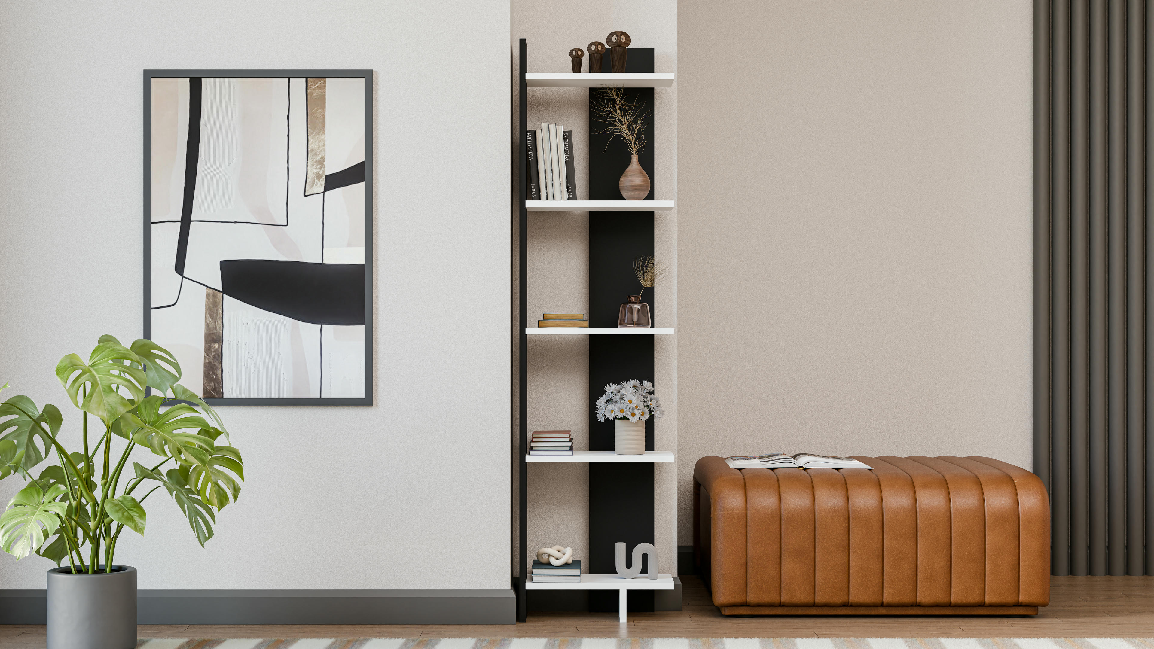 Alis Corner Ladder Bookshelf