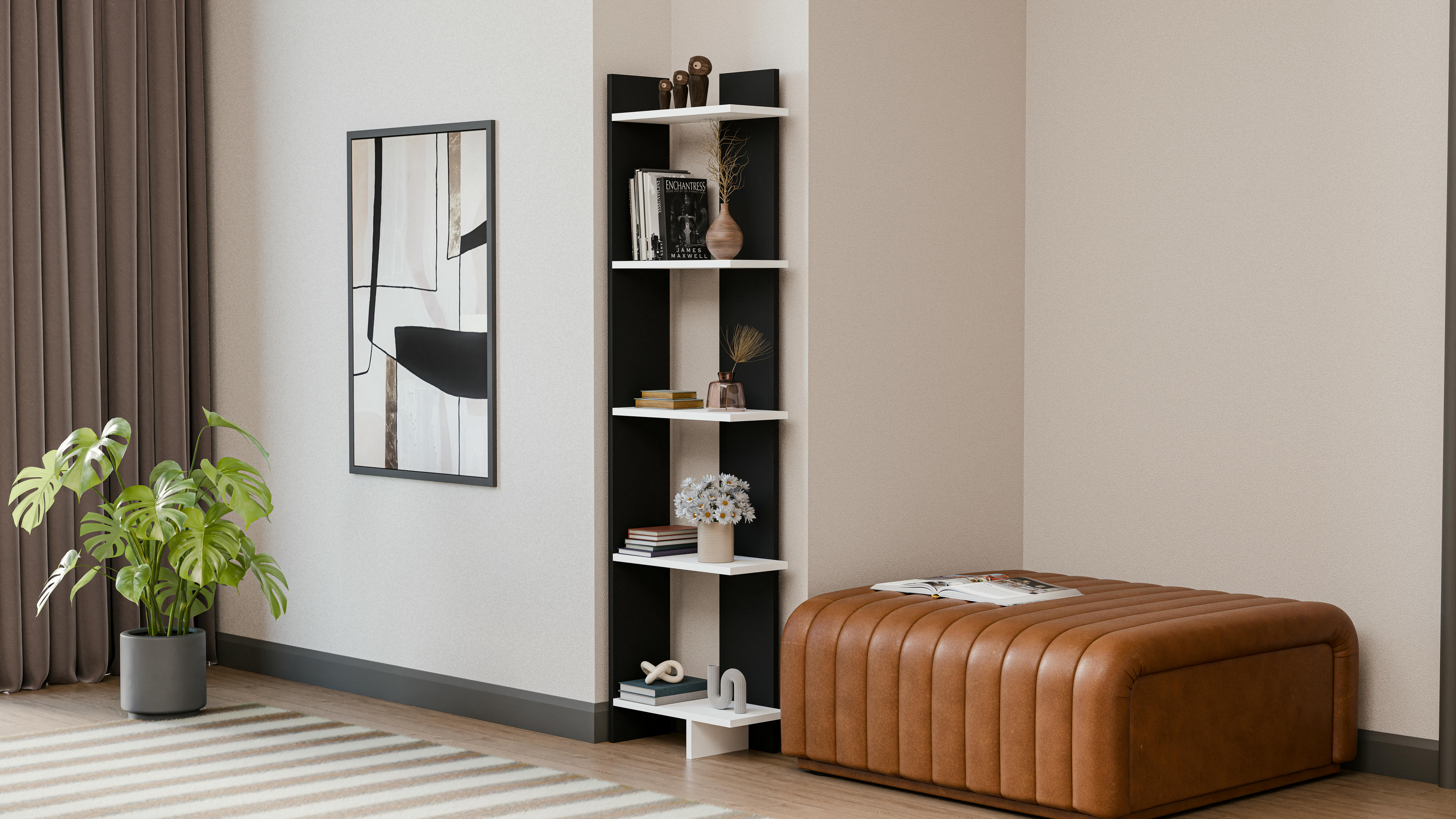 Alis Corner Ladder Bookshelf
