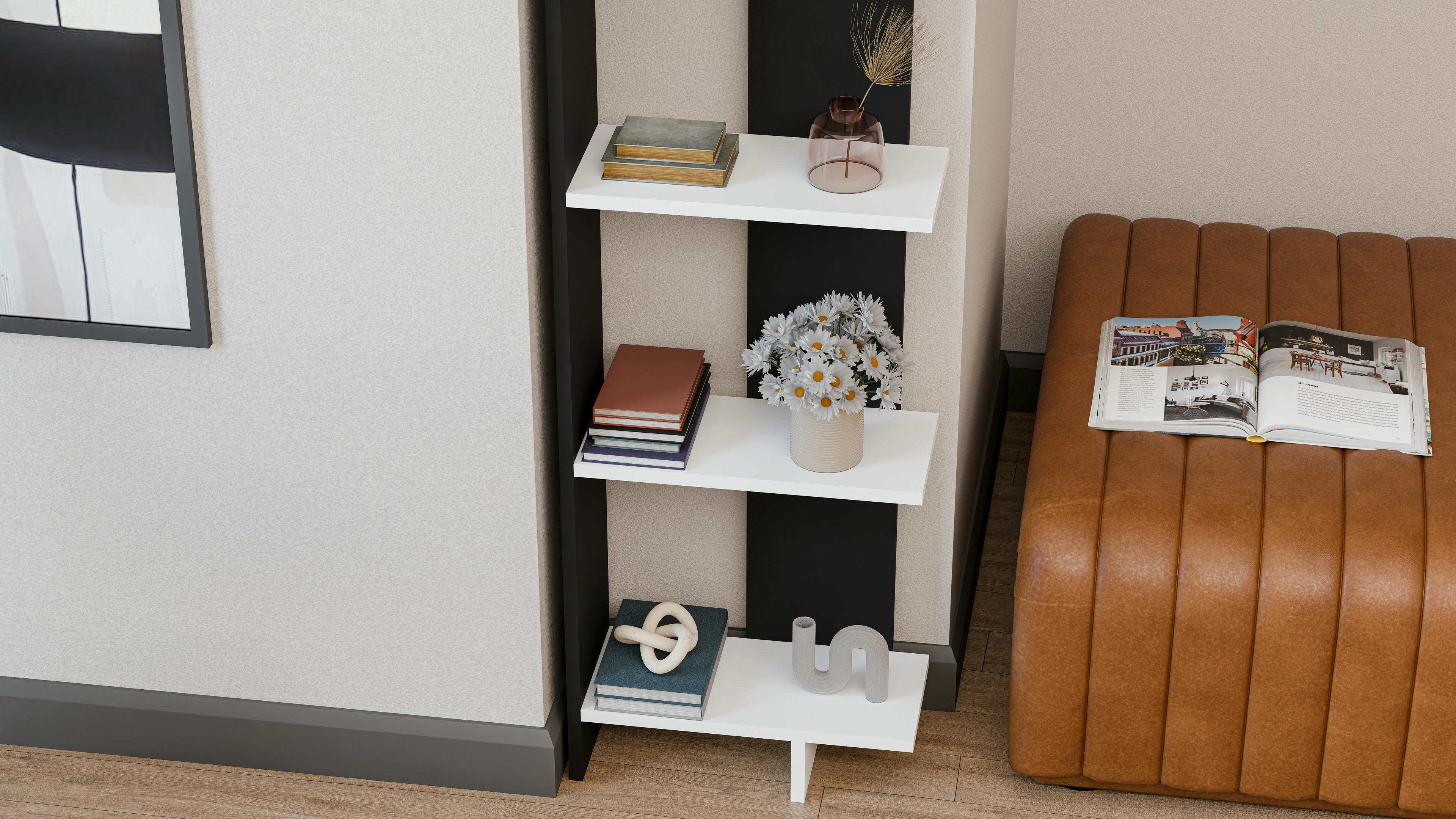 Alis Corner Ladder Bookshelf 3