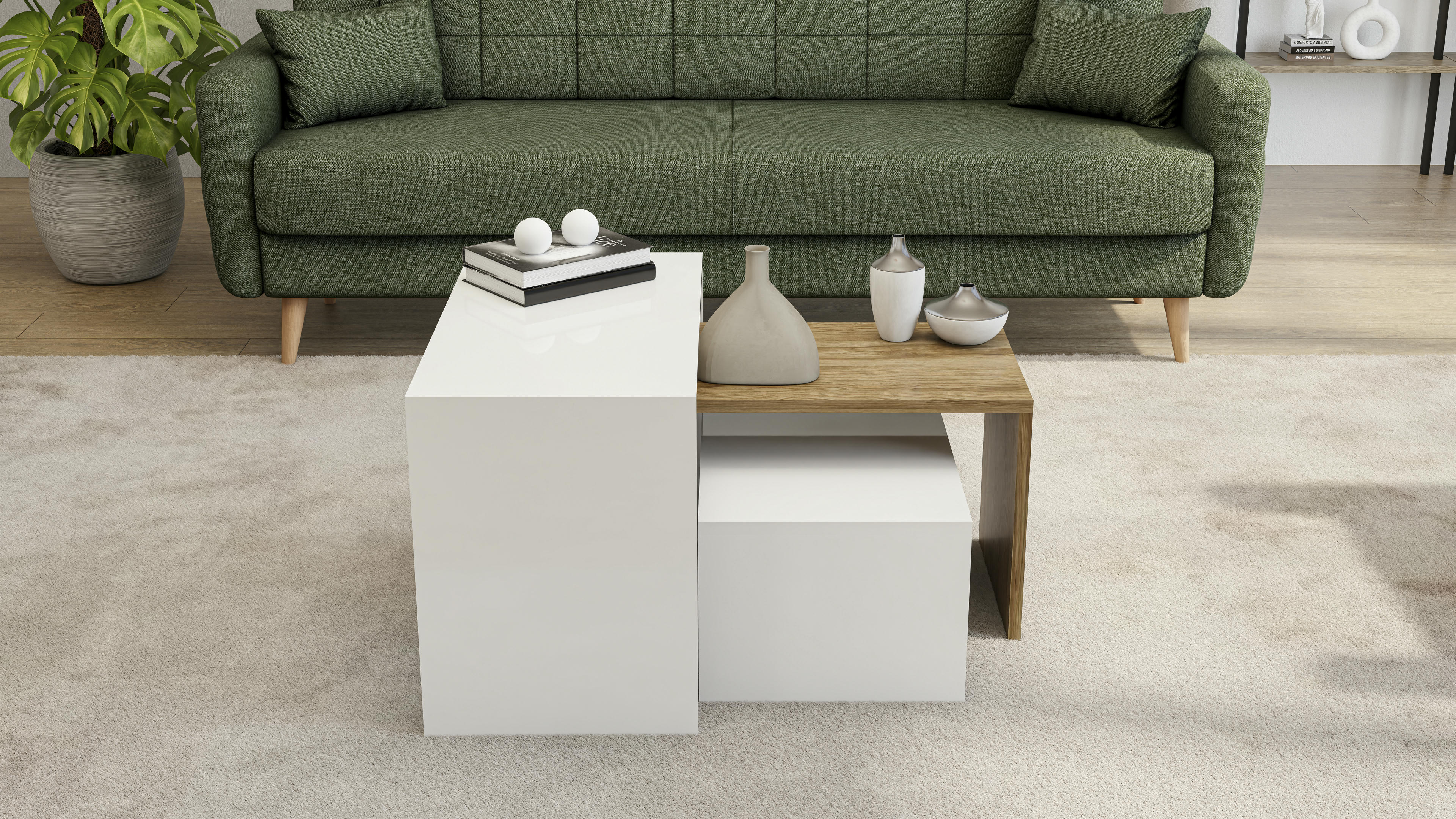 Andro 3 Pieces Coffe Table 7