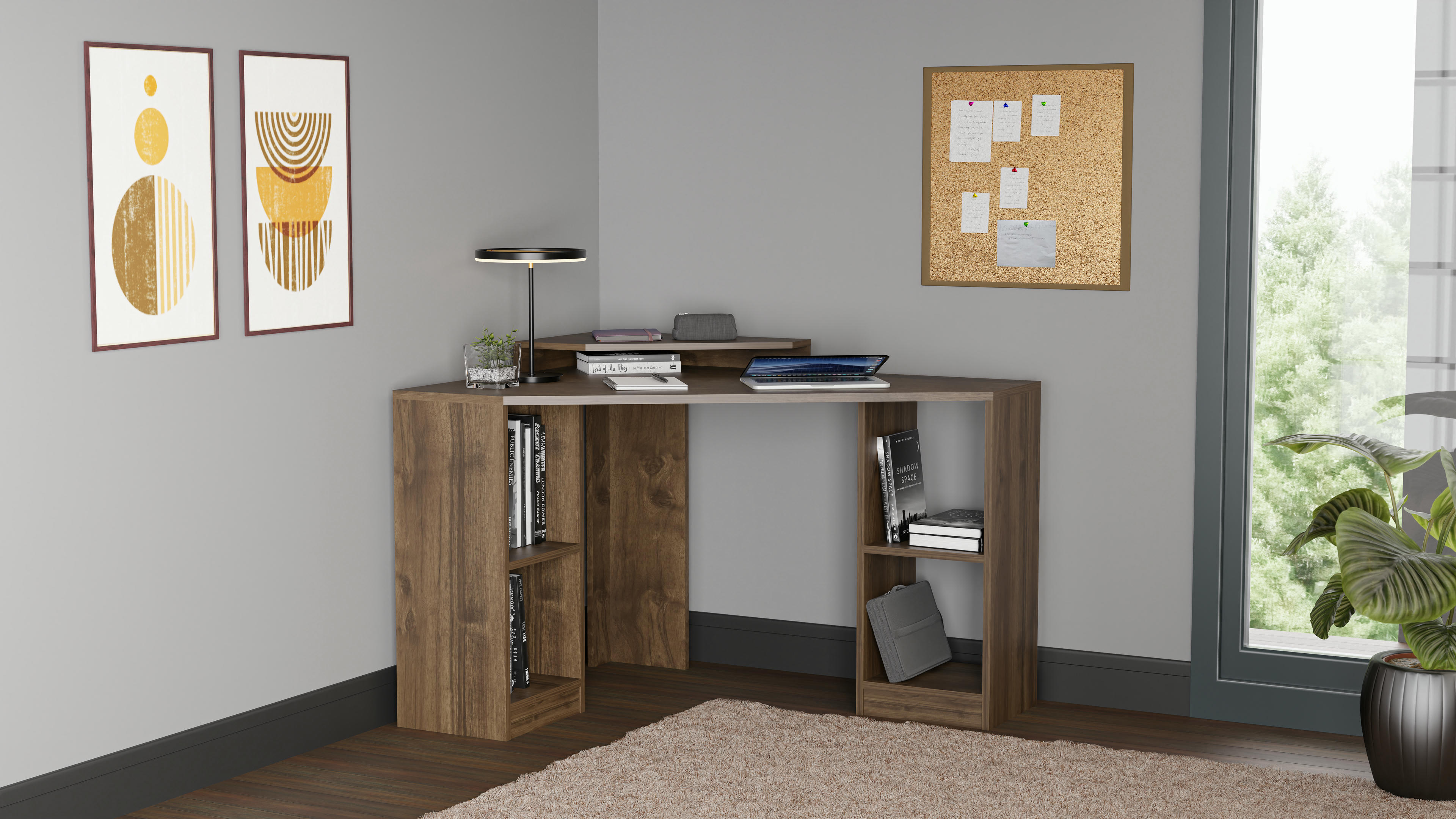 Floating Computer Desk 3