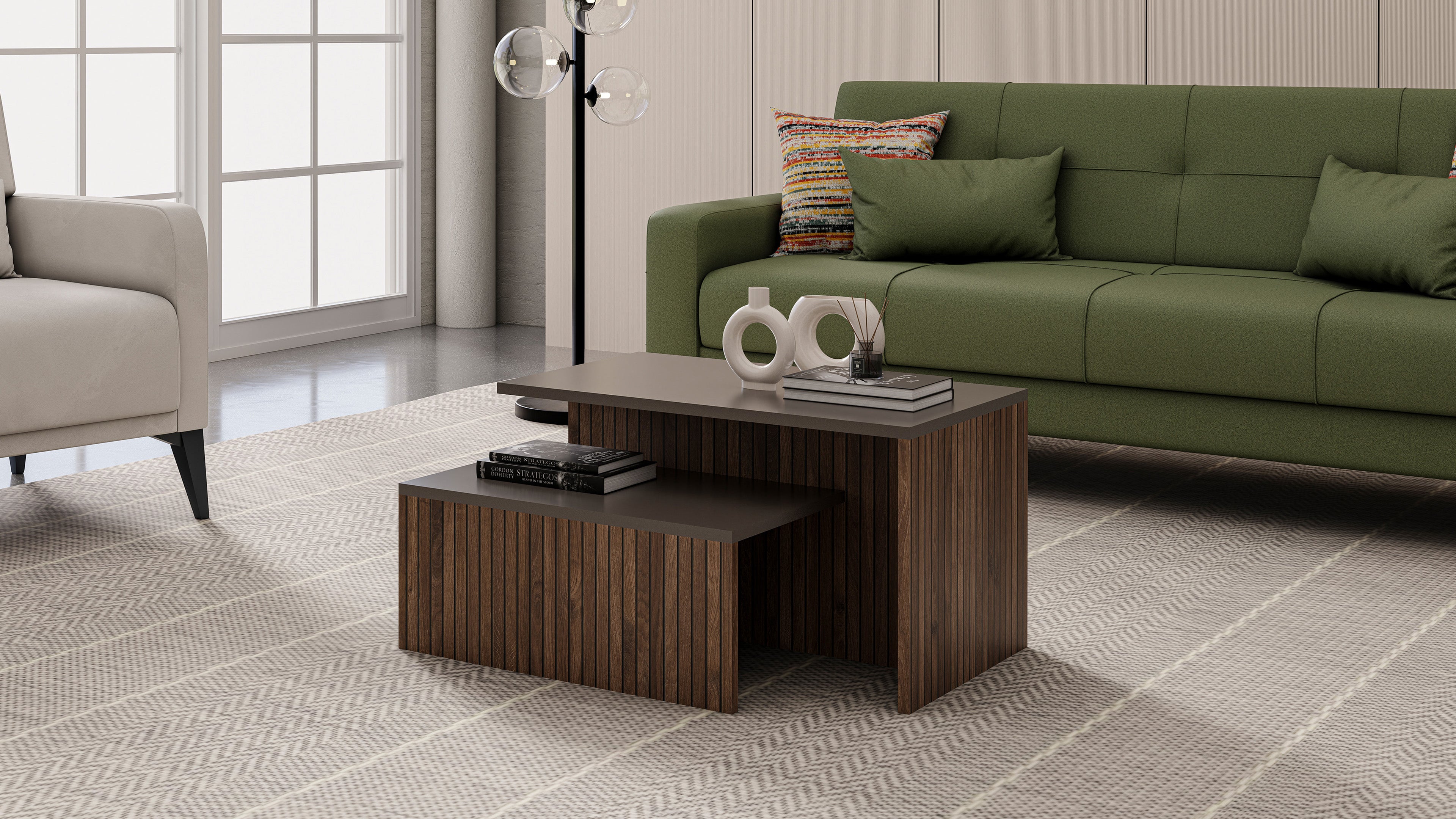 Twins 2-Piece Coffee Table Set 8
