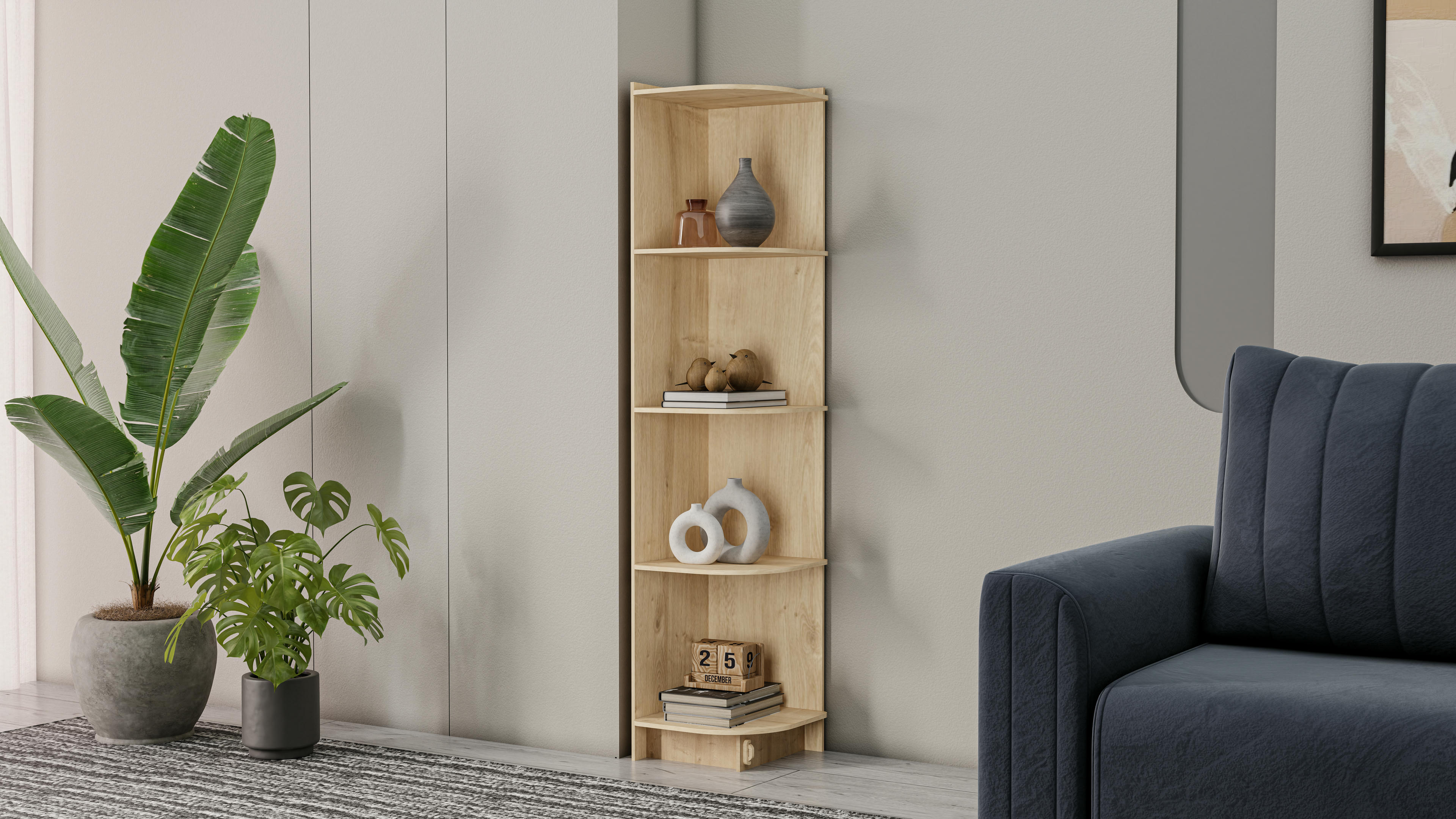 Liva Corner Bookshelf 3
