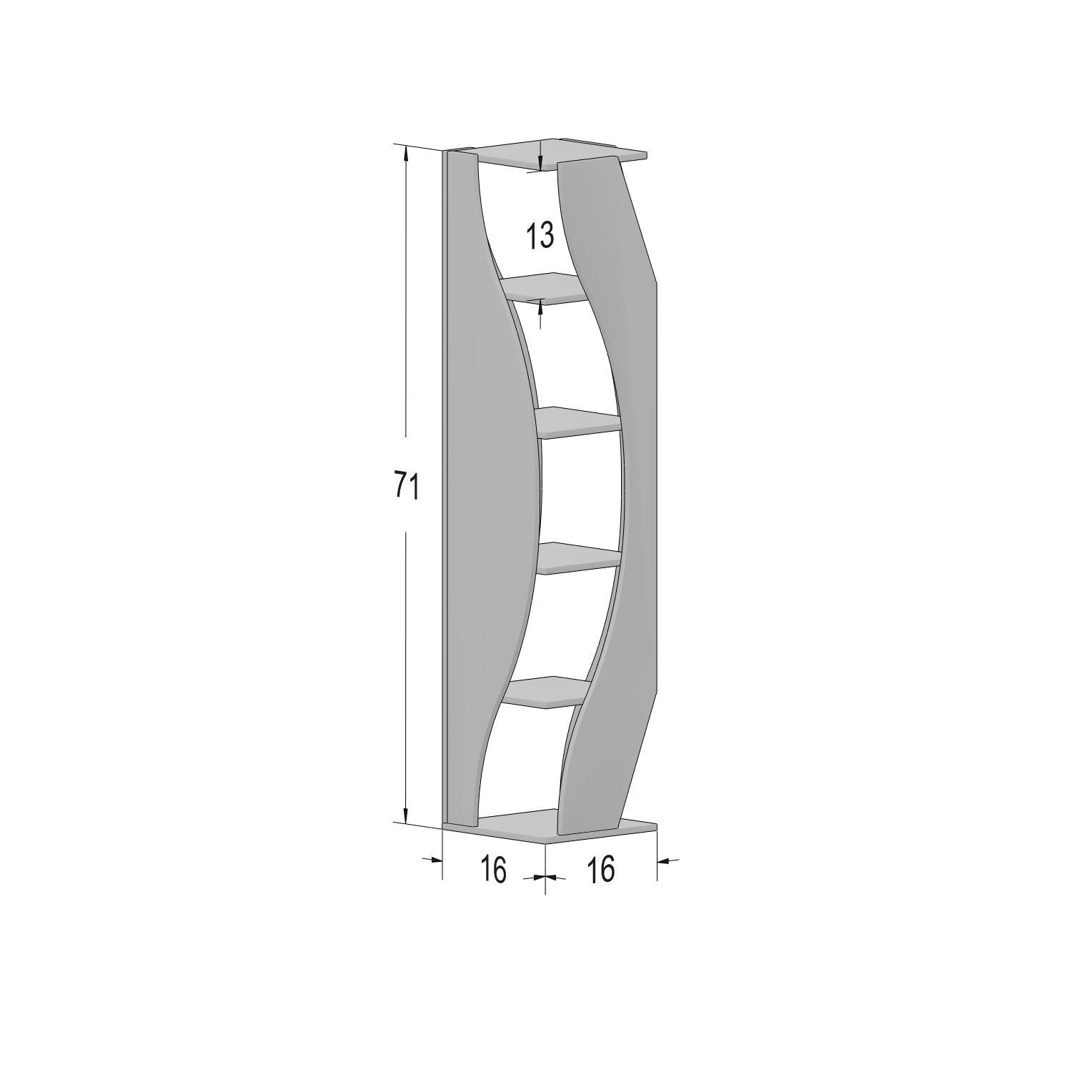 Reva Bookshelf 4