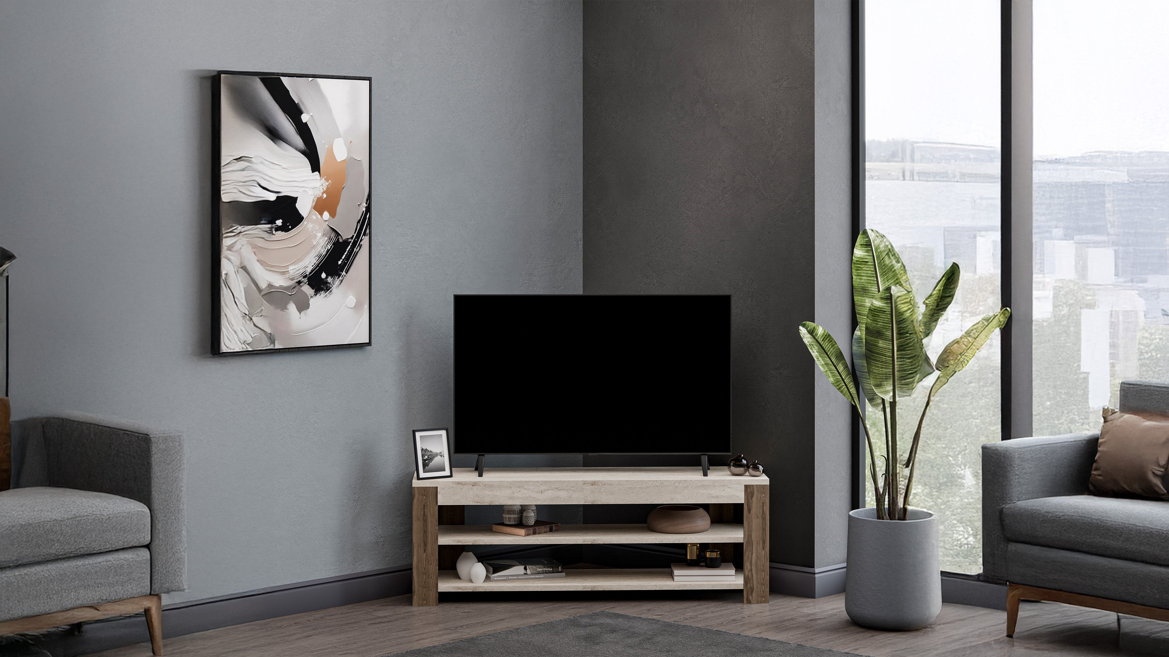 Rita Corner Tv Unit 12
