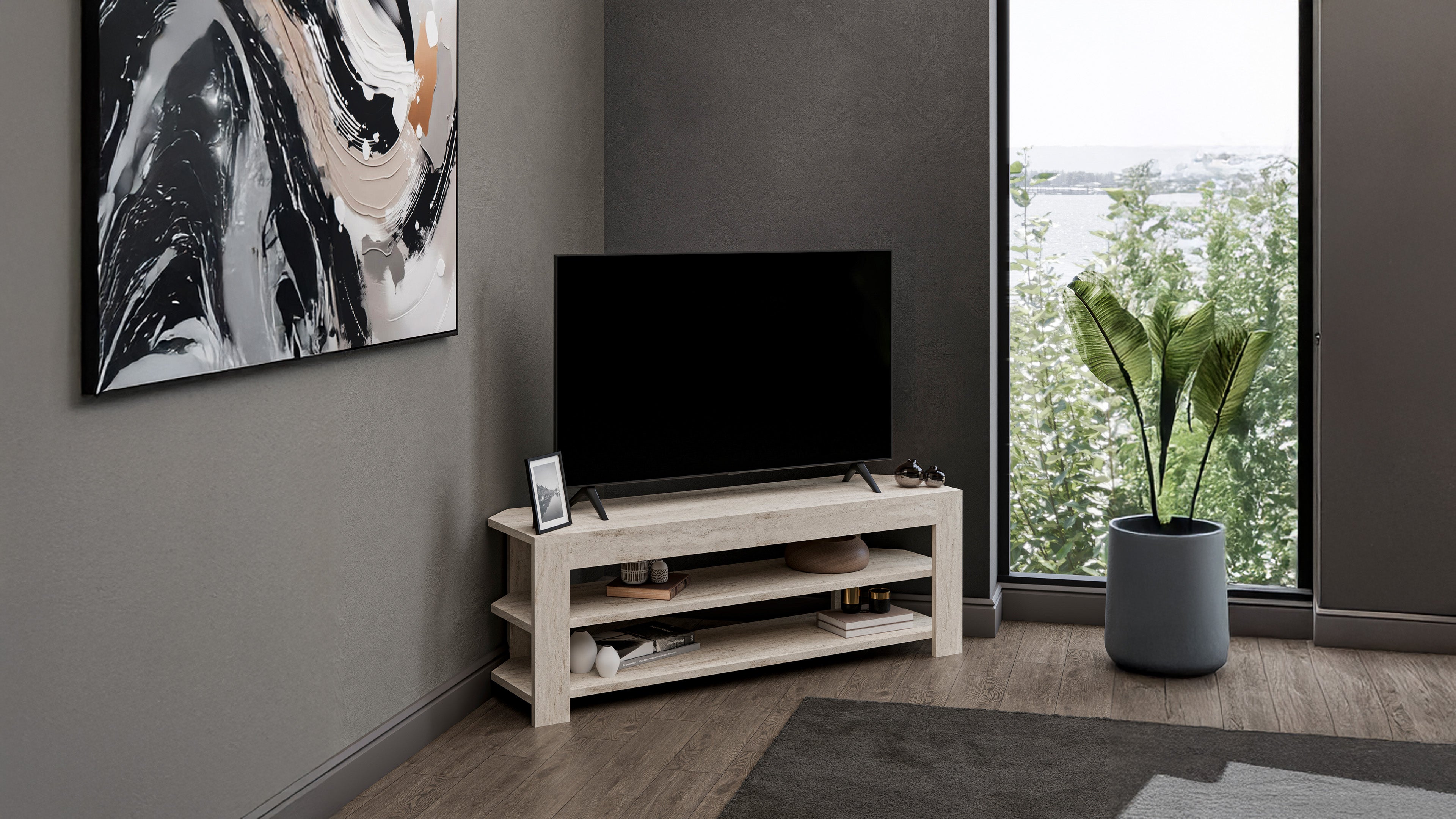 Rita Corner Tv Unit 8