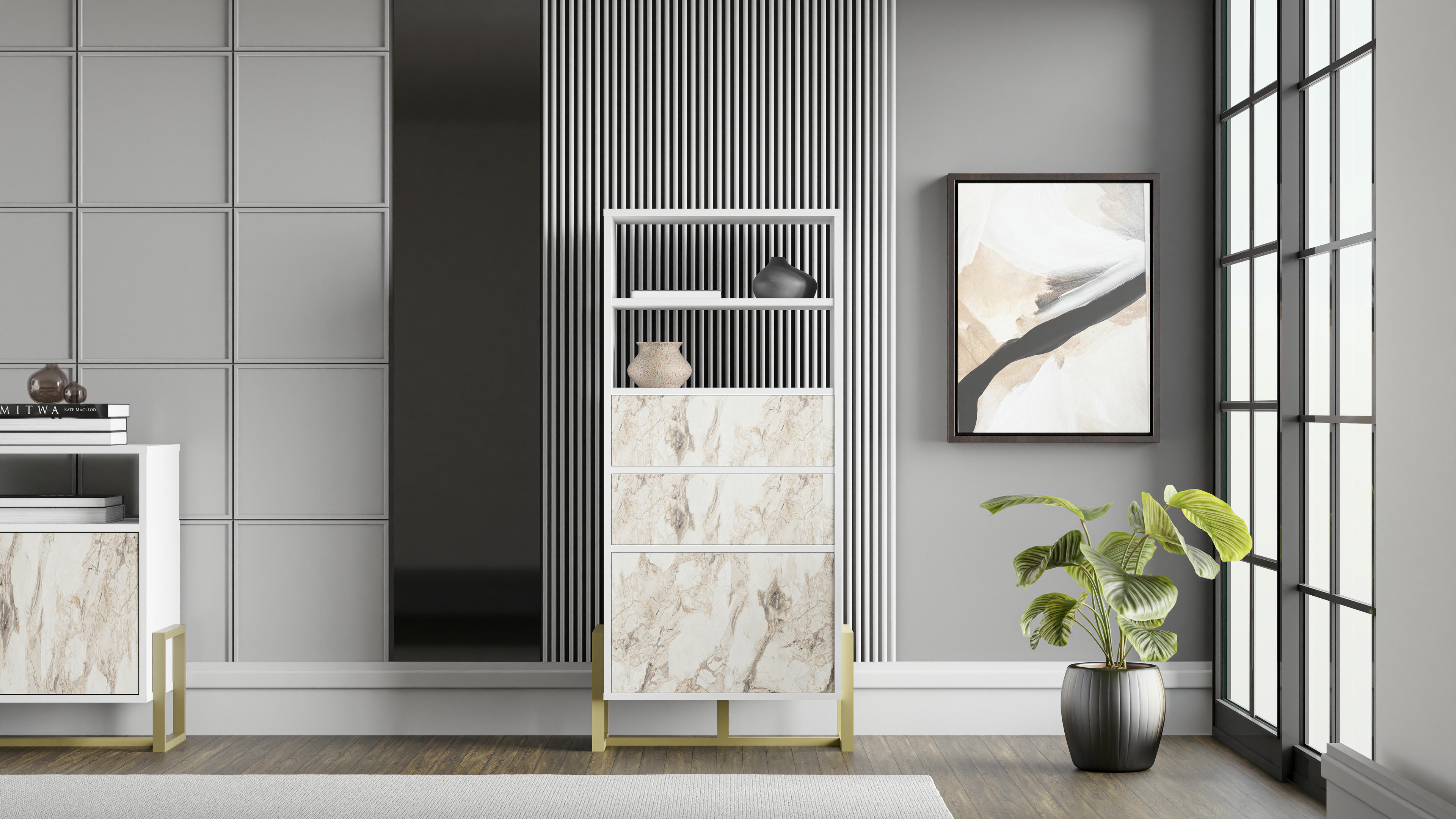 Utopia Modern Bookshelf 6