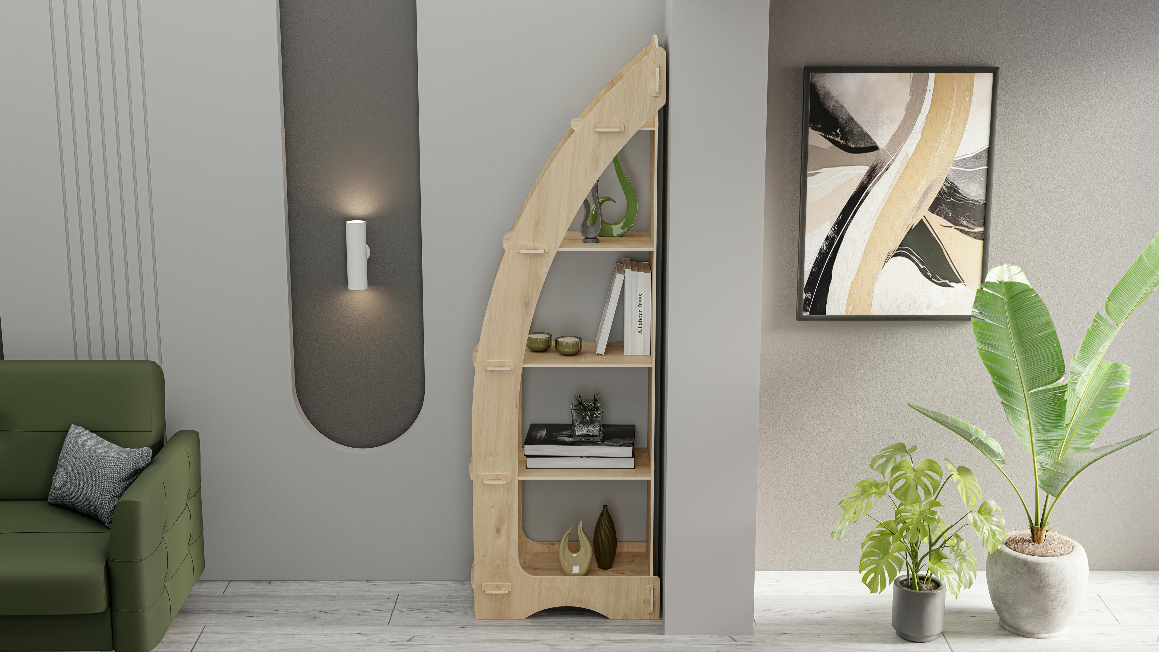 Orsa Corner Bookshelf 3