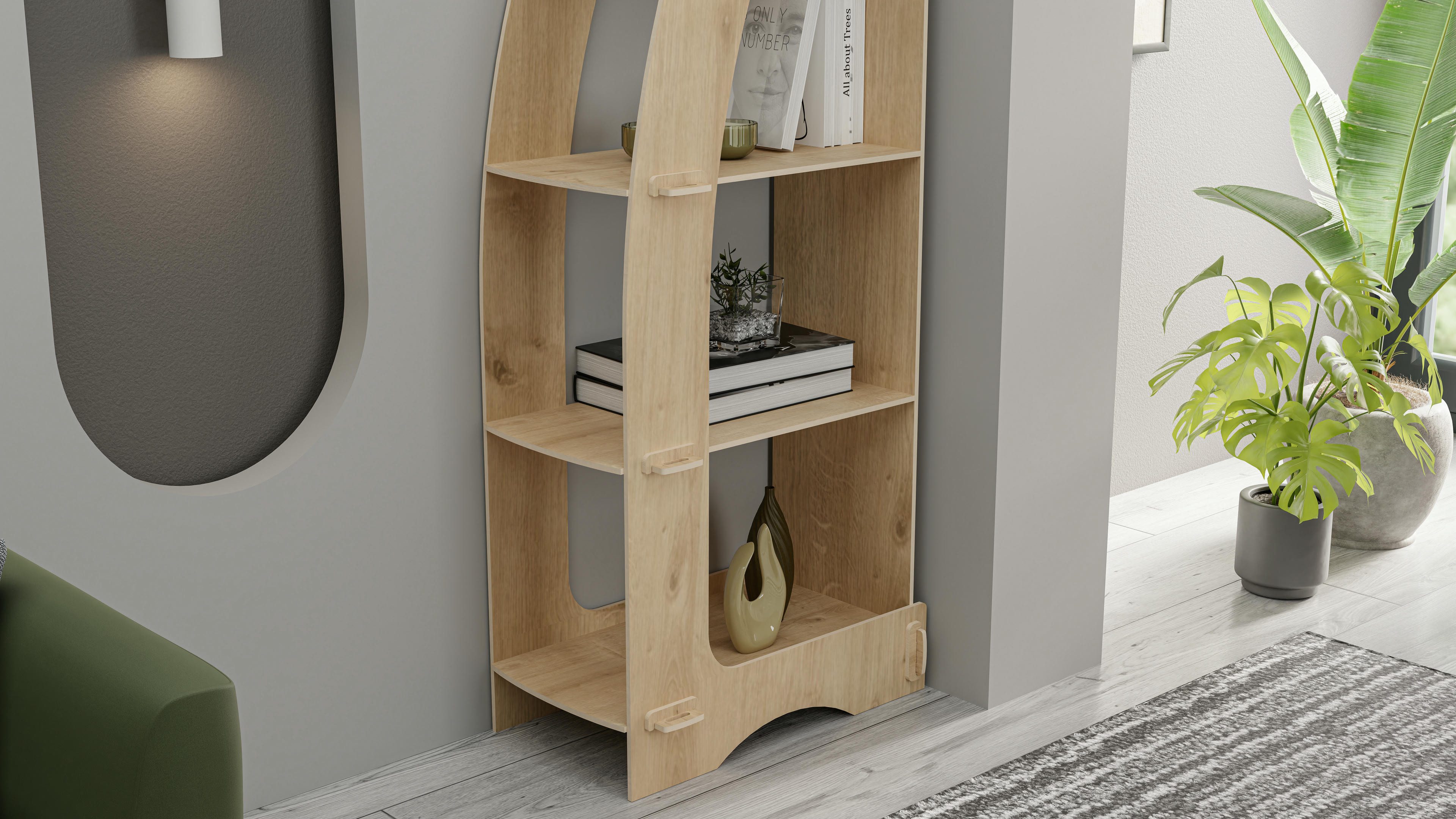 Orsa Corner Bookshelf 4