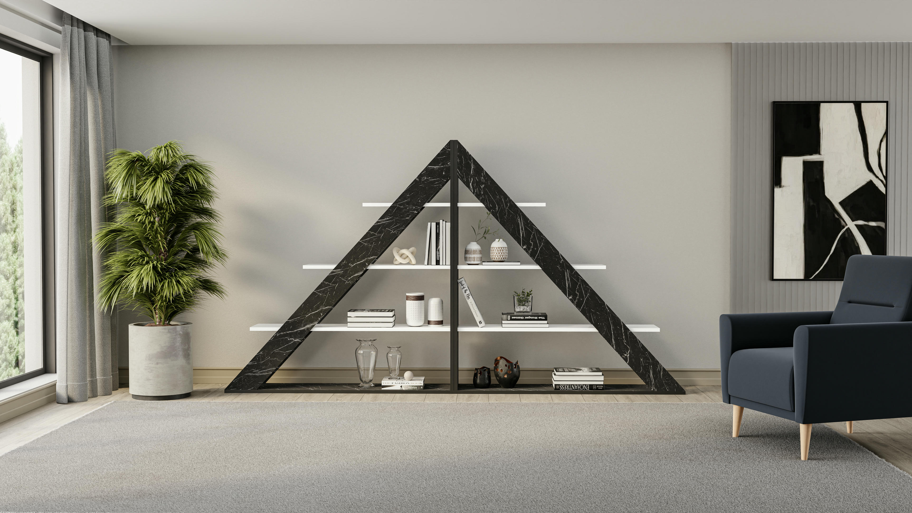 Pythagoras Ladder Bookshelf