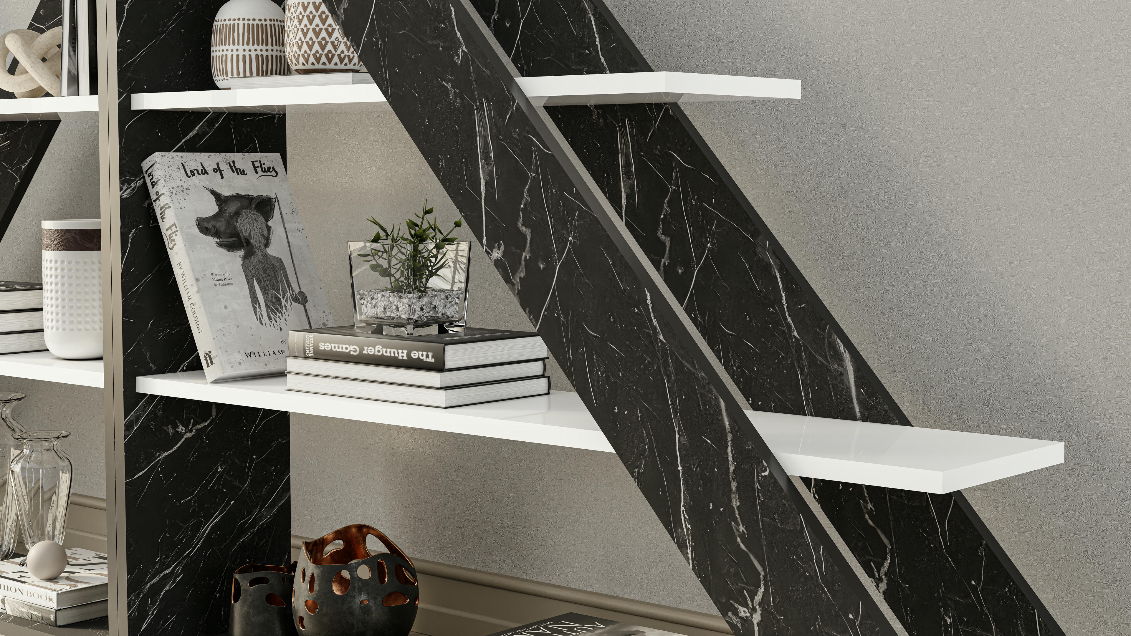 Pythagoras Ladder Bookshelf 4