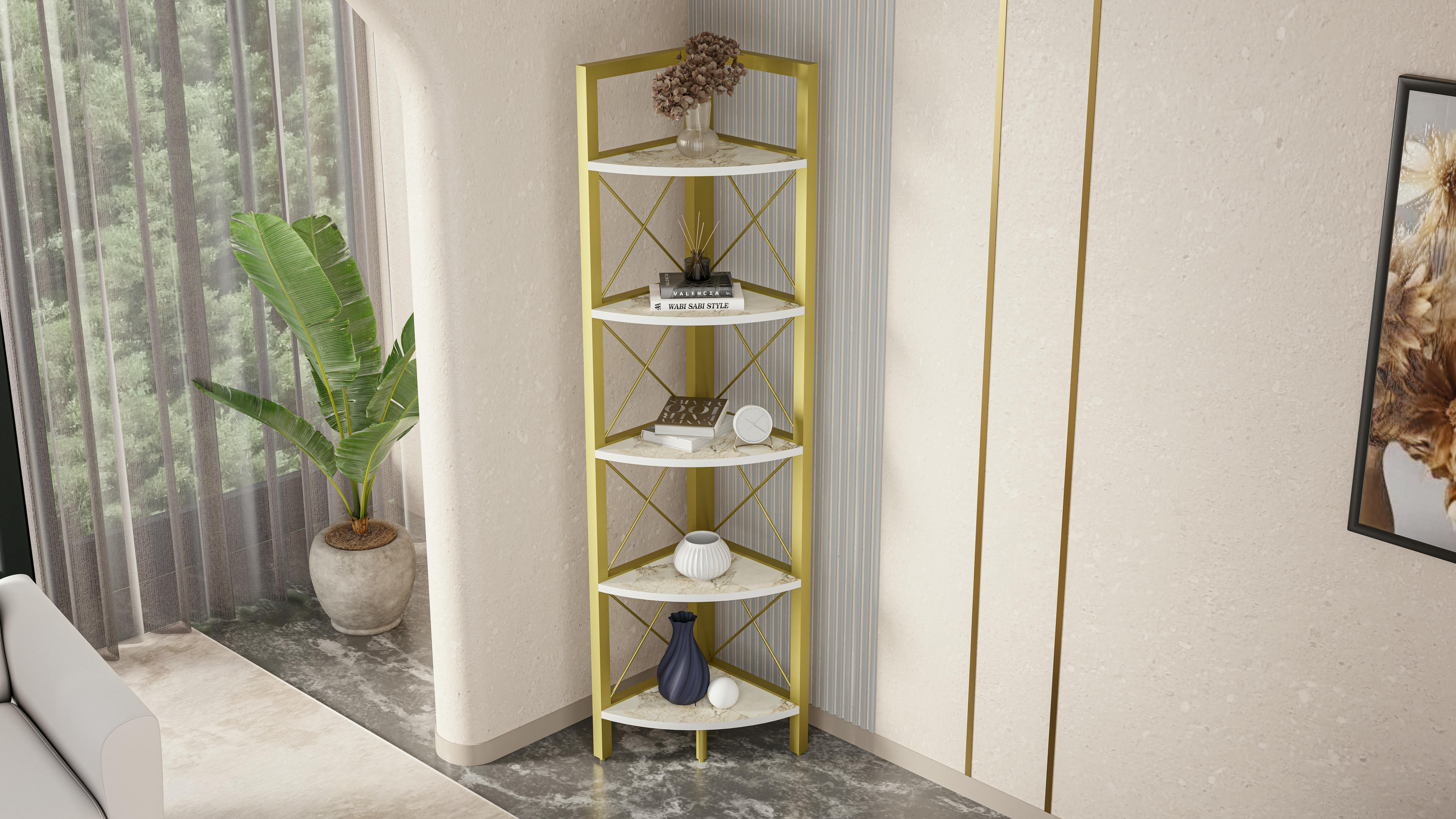 Remo Corner Bookshelf 8