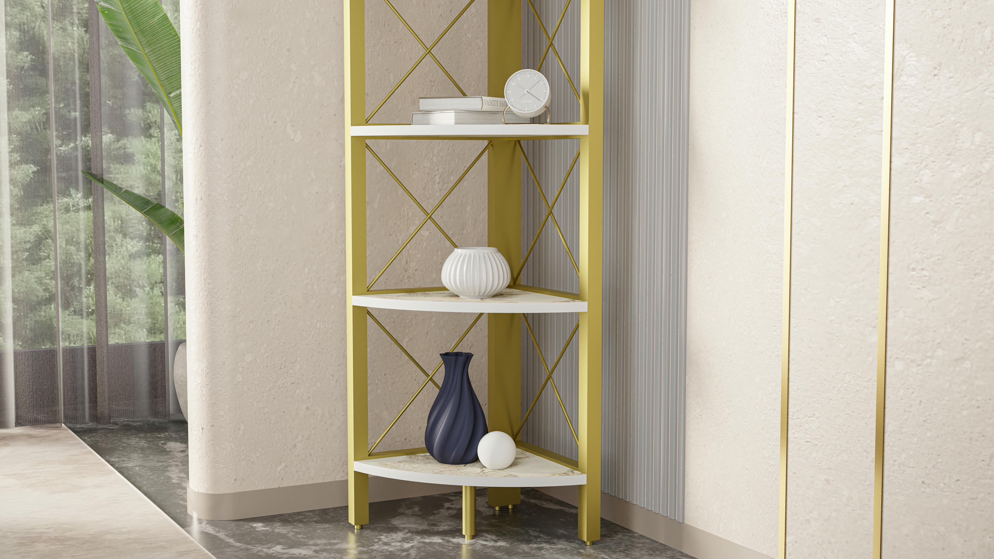 Remo Corner Bookshelf 9