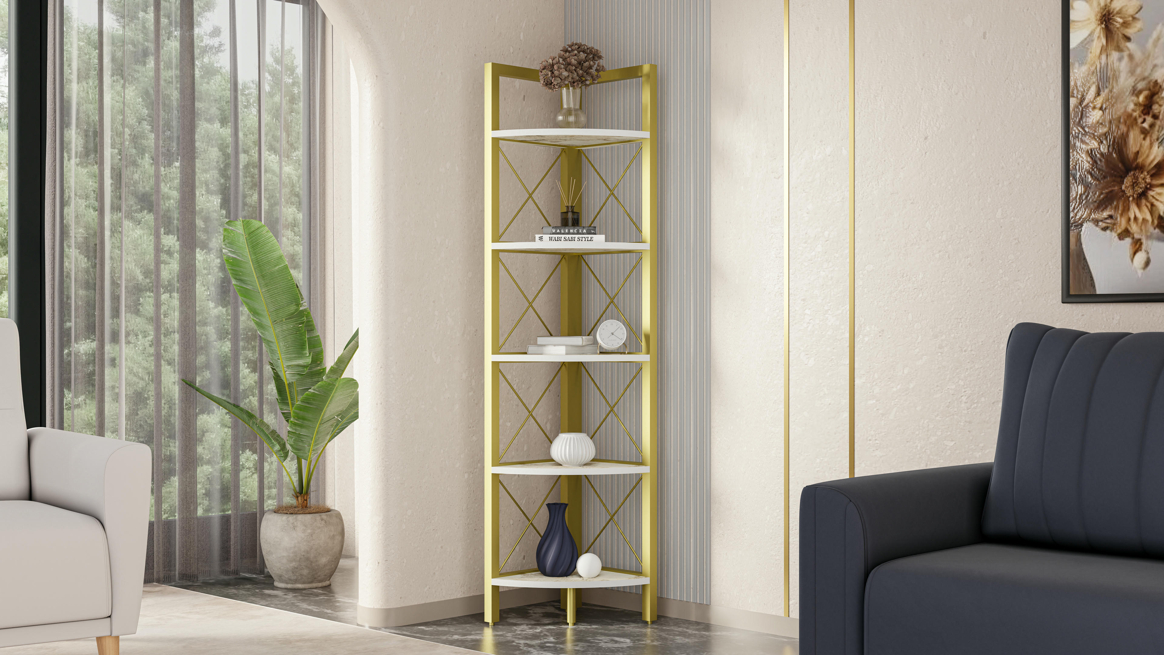 Remo Corner Bookshelf 7