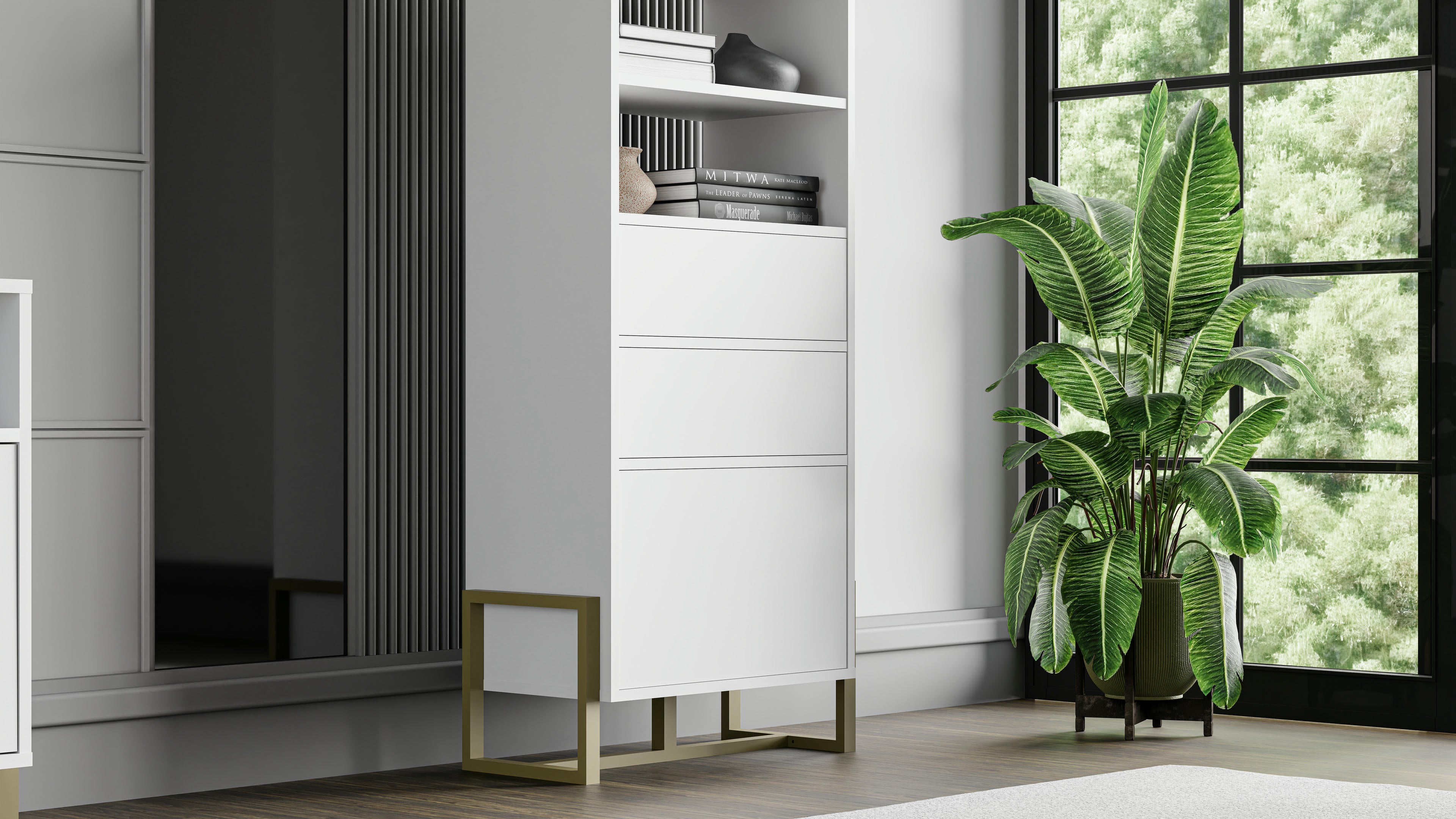 Utopia Modern Bookshelf 4